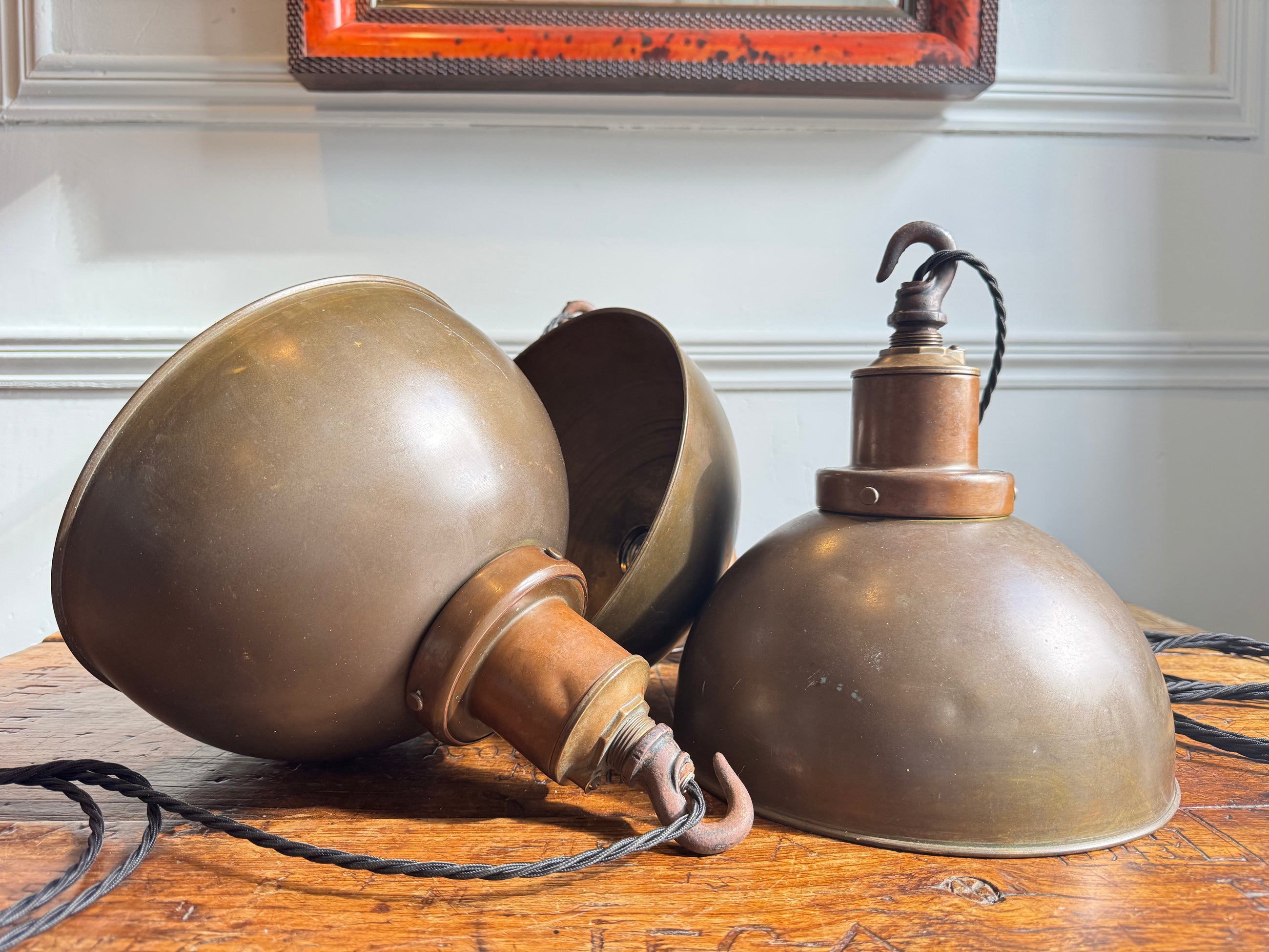 Industrial Copper Pendant Lights