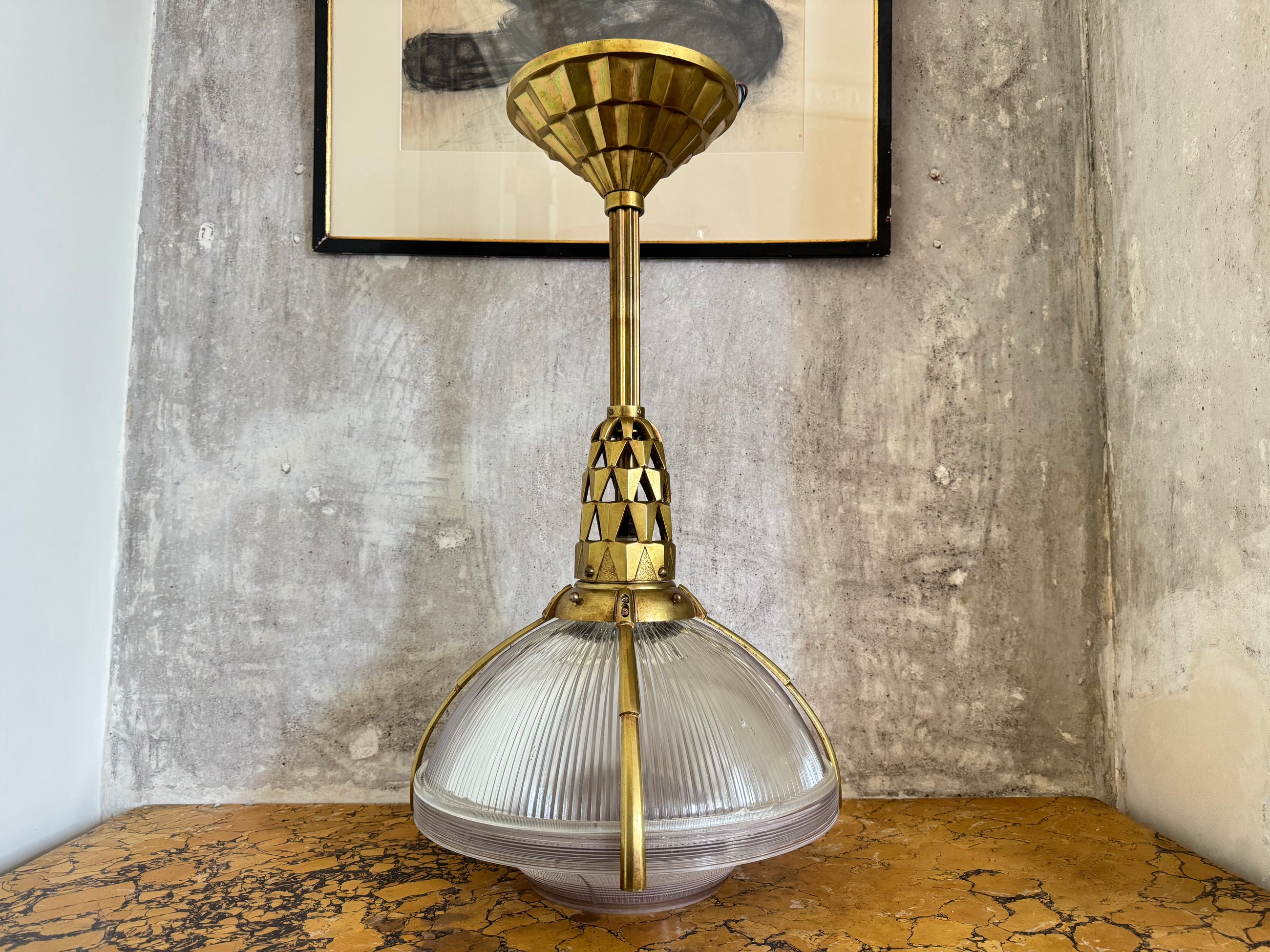 Émile-Jacques Ruhlmann Pendant Light for Le Bon Marche