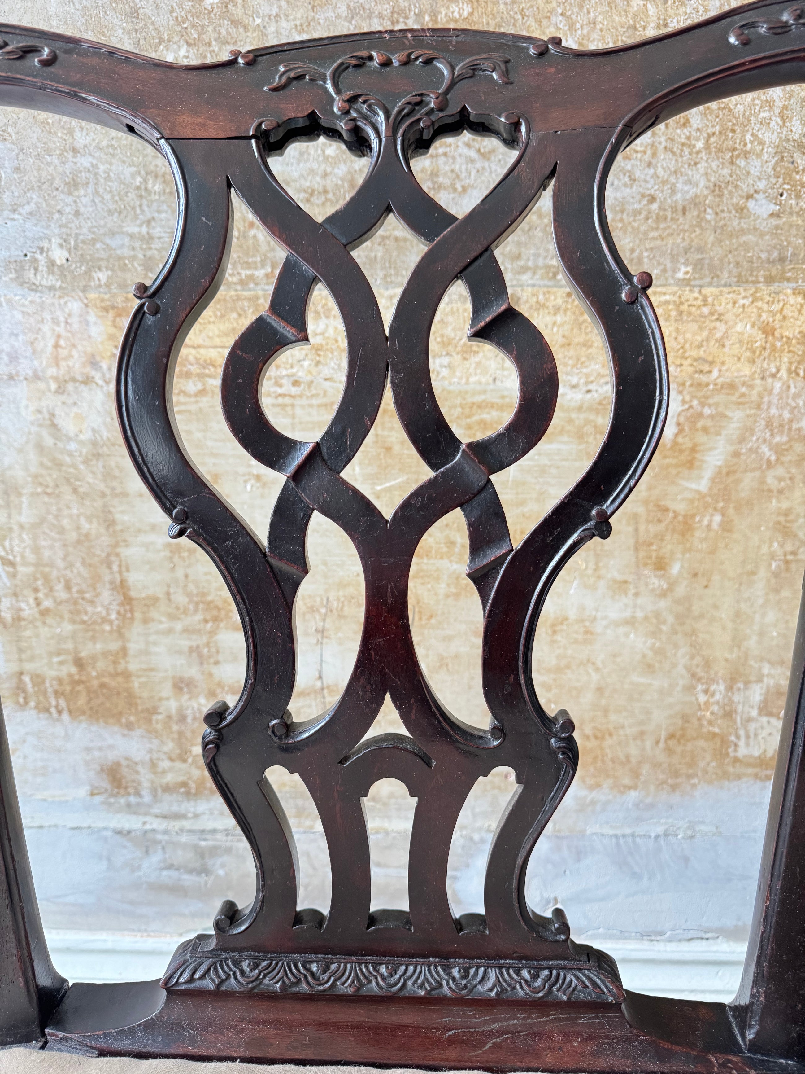 A George II Country Chippendale Armchair