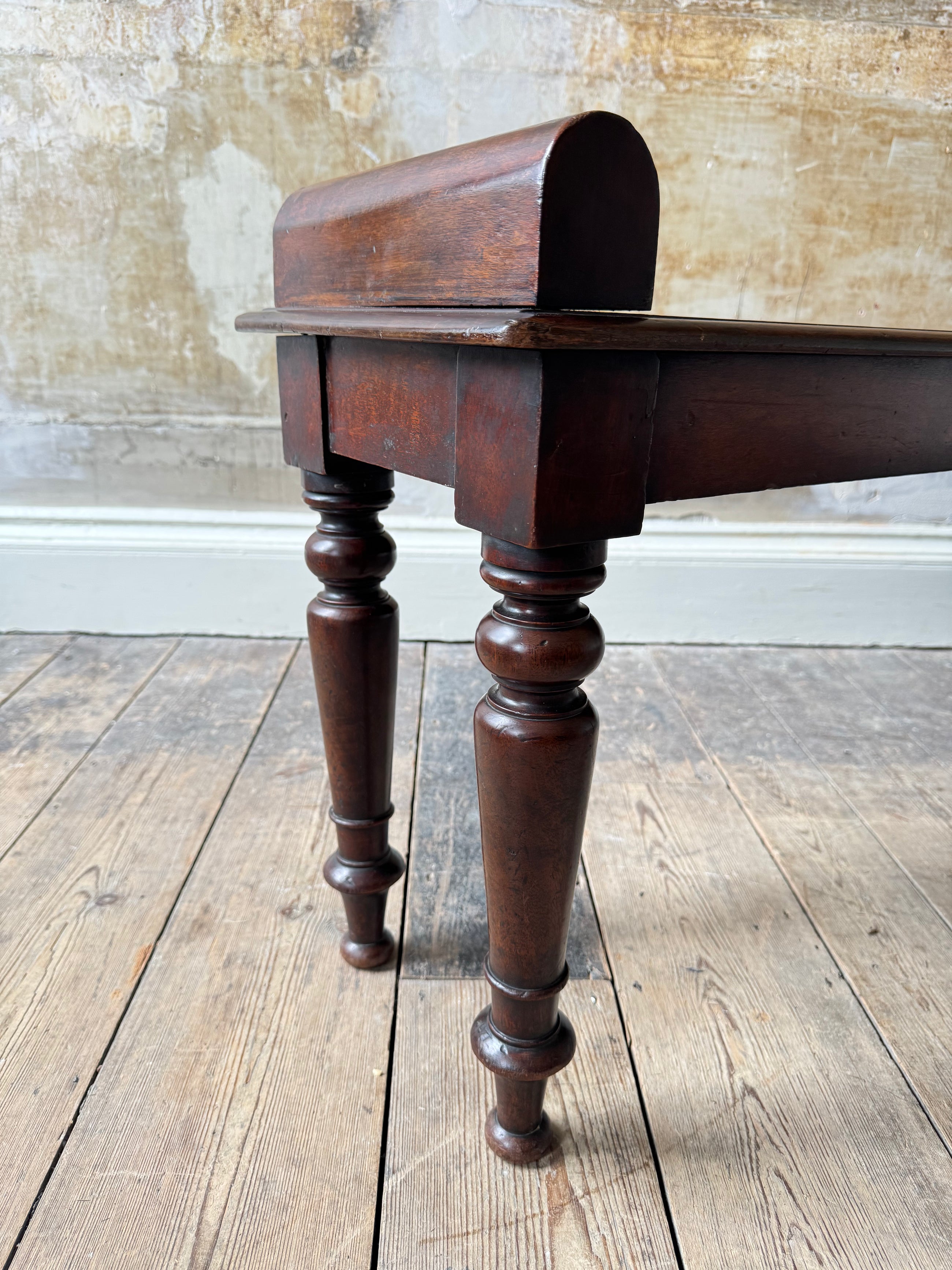 A 19th Century Mahogany Hall Bench