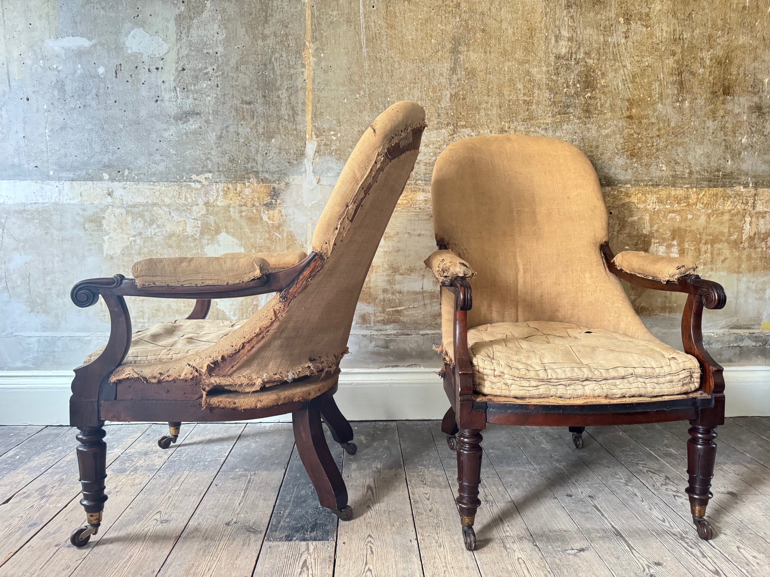 A Pair of 19th Century Armchairs
