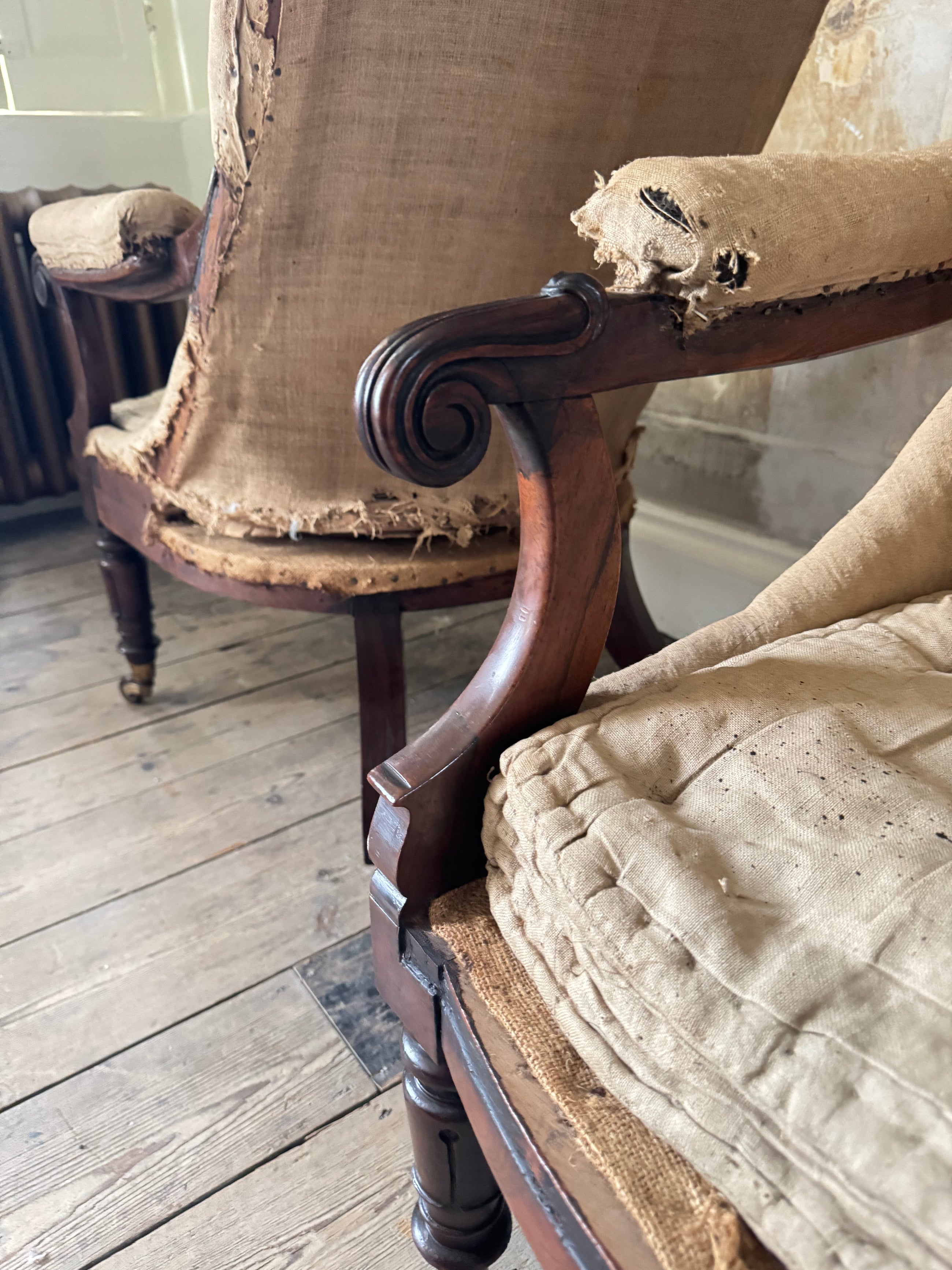 A Pair of 19th Century Armchairs