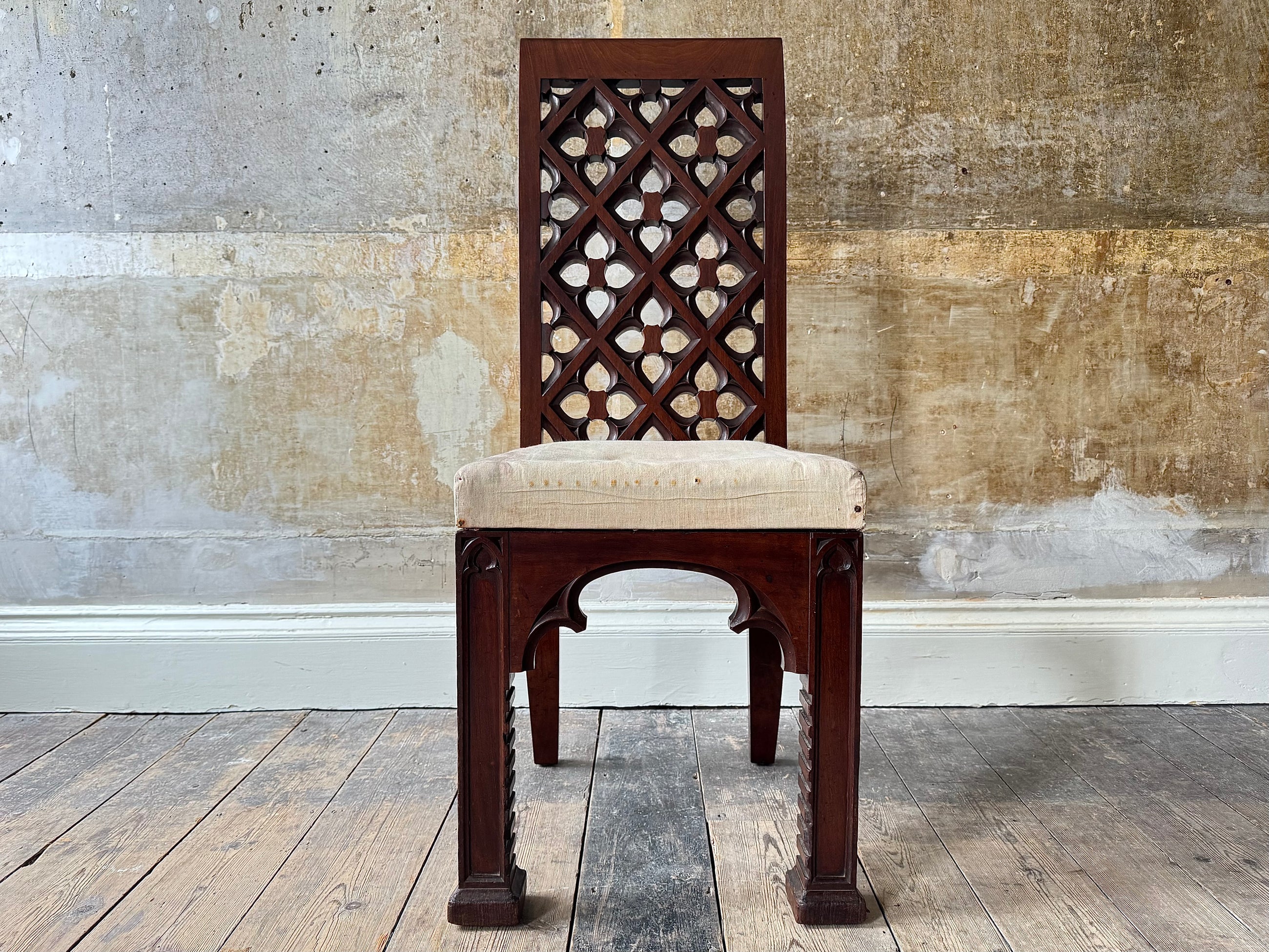 A 19th Century Gothic Revival Chair by T & A Blain