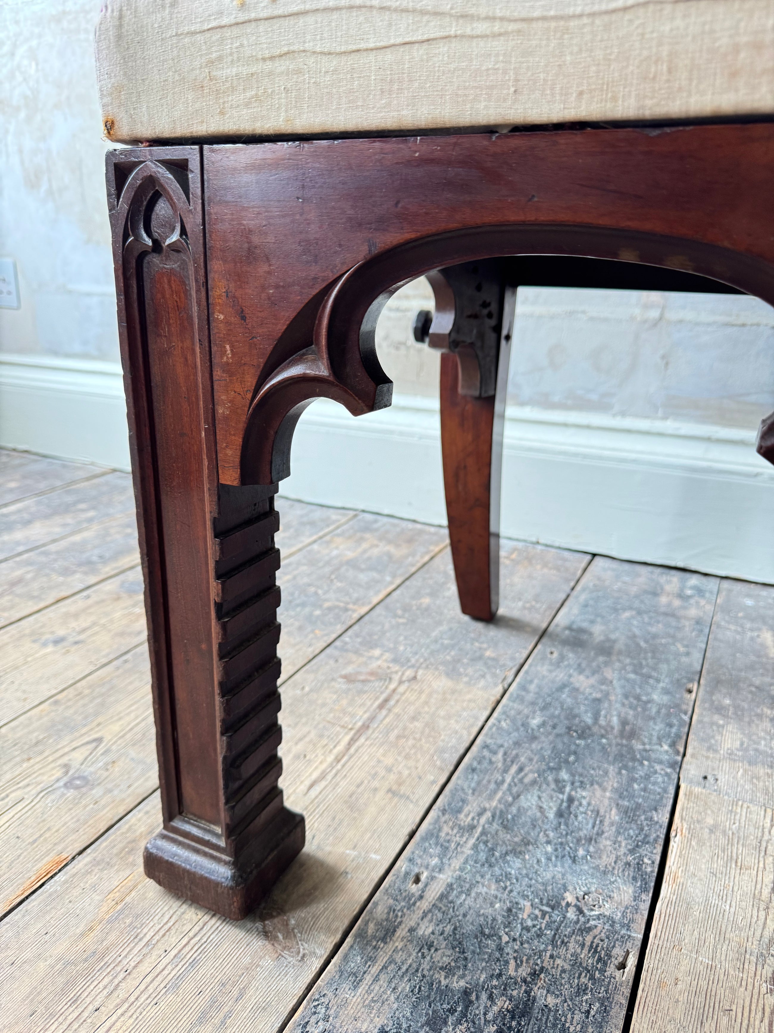 A 19th Century Gothic Revival Chair by T & A Blain