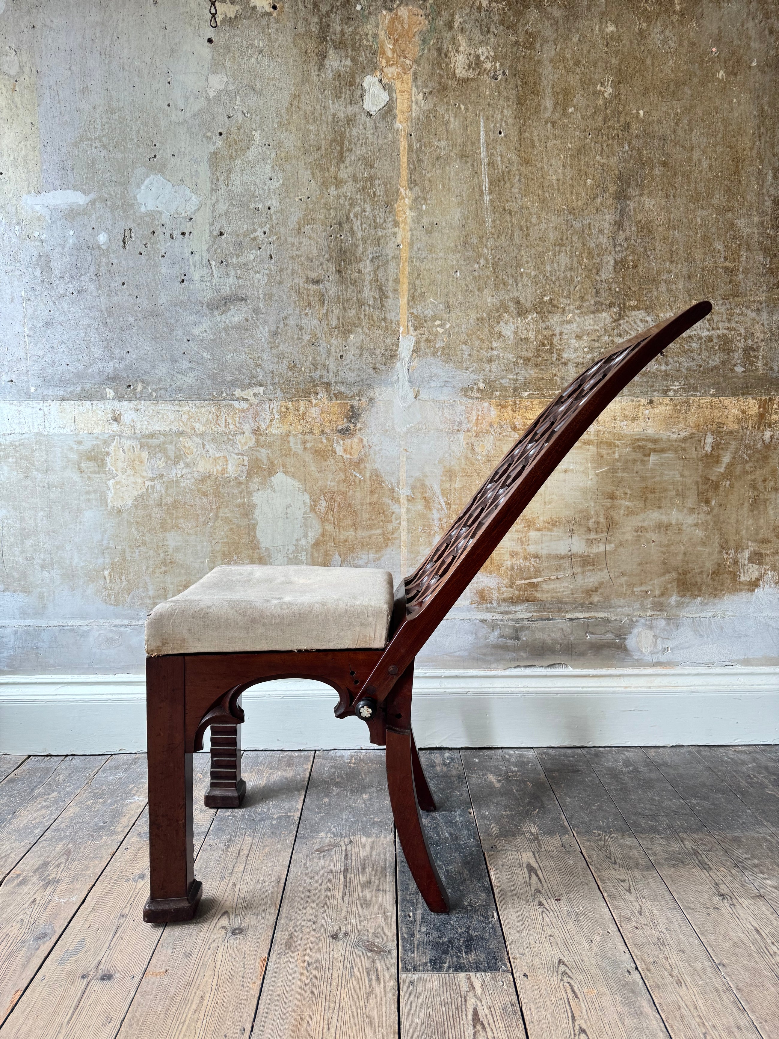 A 19th Century Gothic Revival Chair by T & A Blain