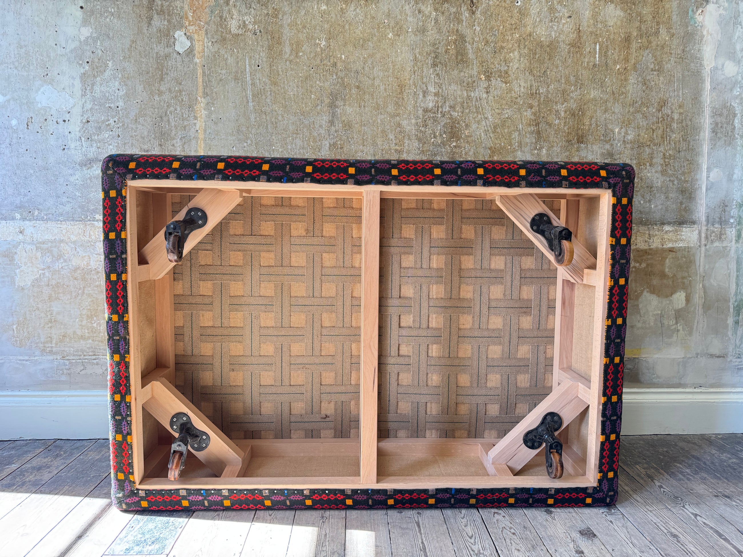 Welsh Blanket Ottoman