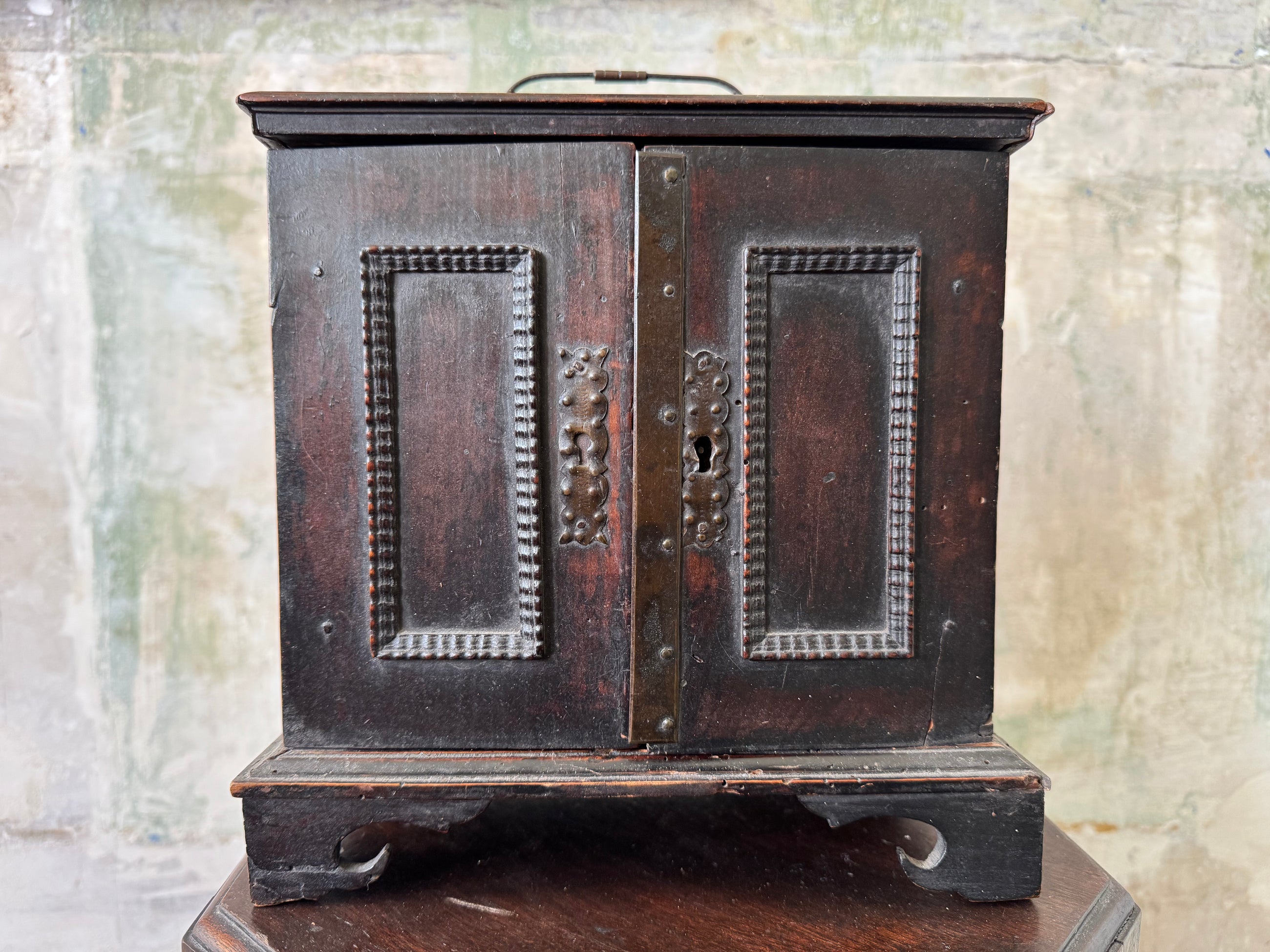 Early 18th Century Walnut Table Cabinet