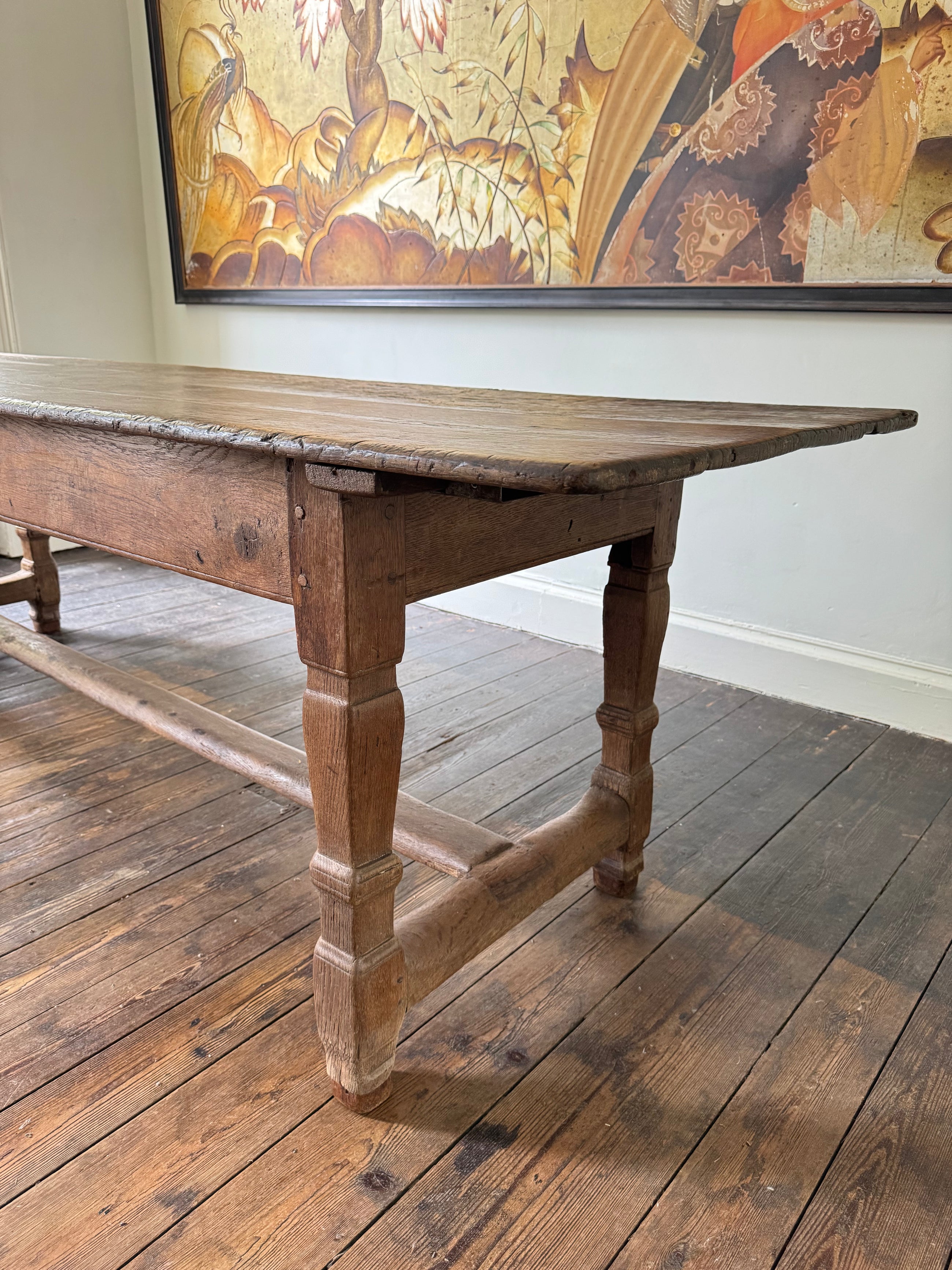 19th Century Oak Farmhouse Table