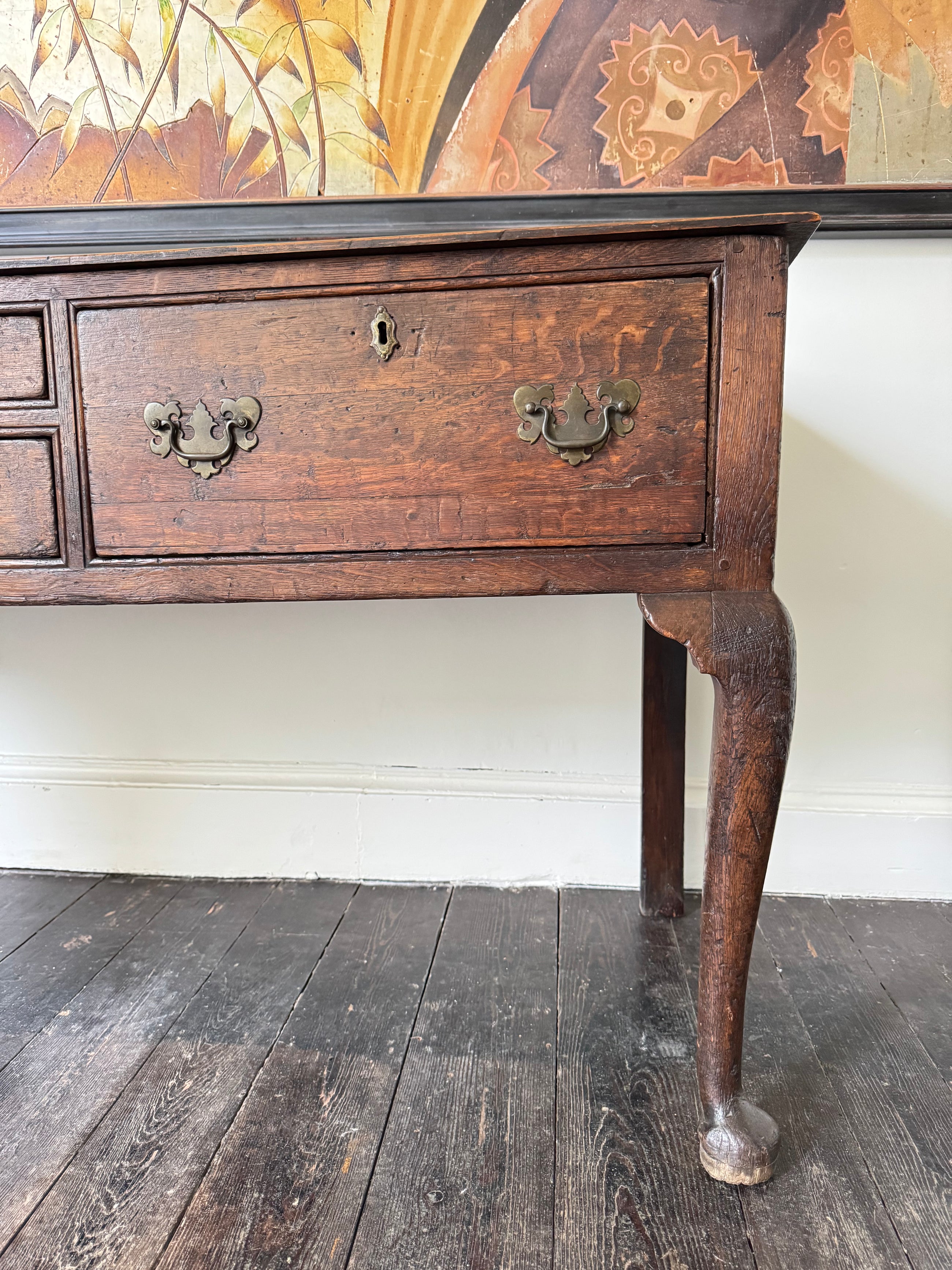 An 18th Century Vernacular Oak Serving Dresser Base