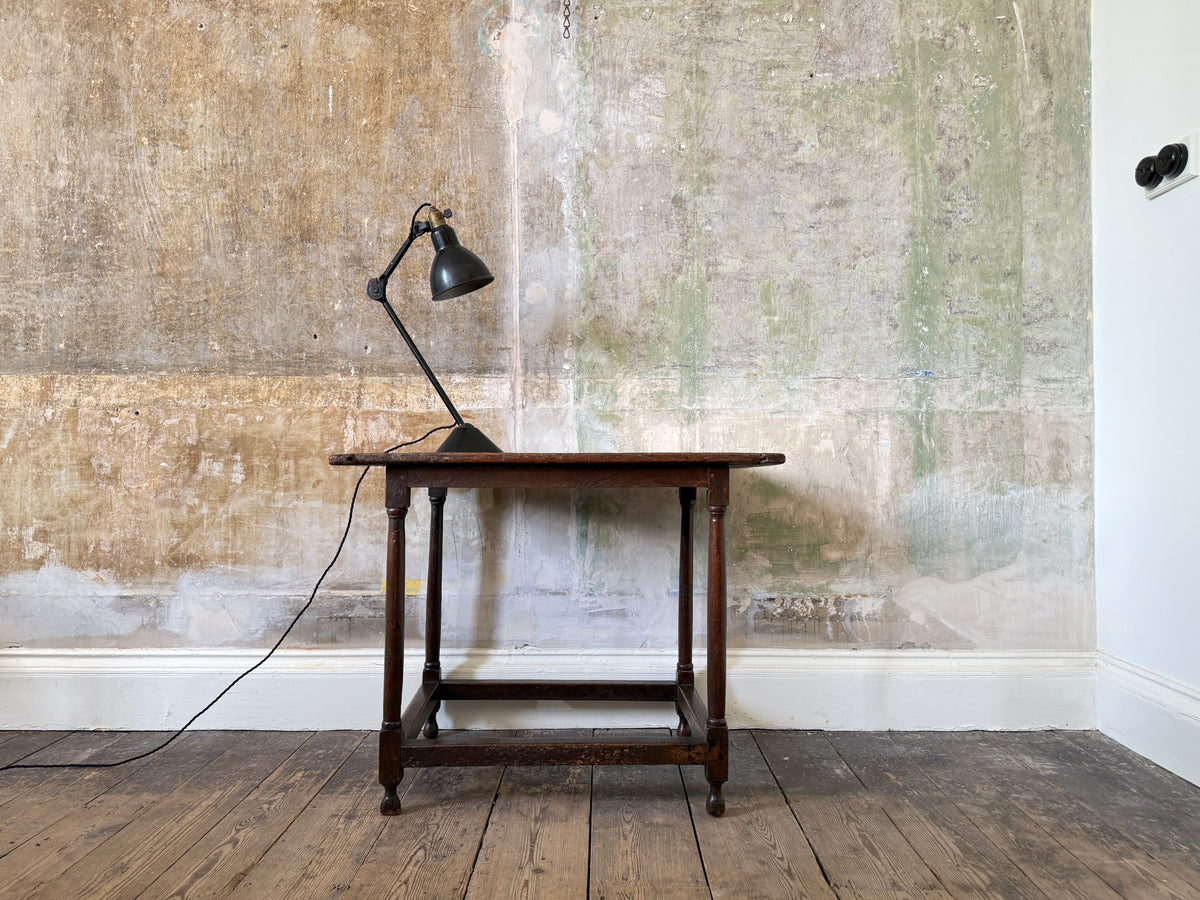 A Charles II Joined Oak Side Table