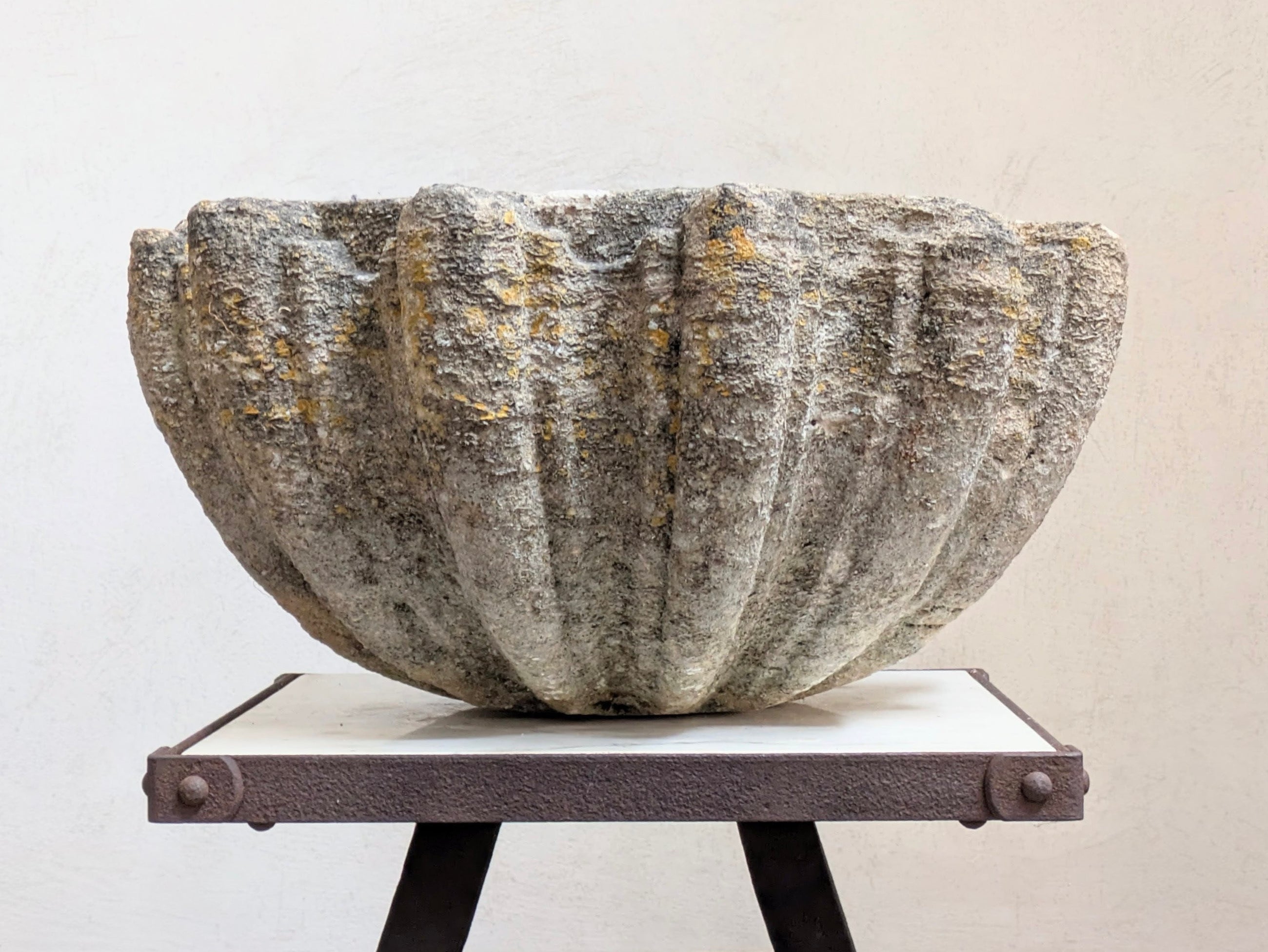 An 18th Century Carved Sandstone Bowl