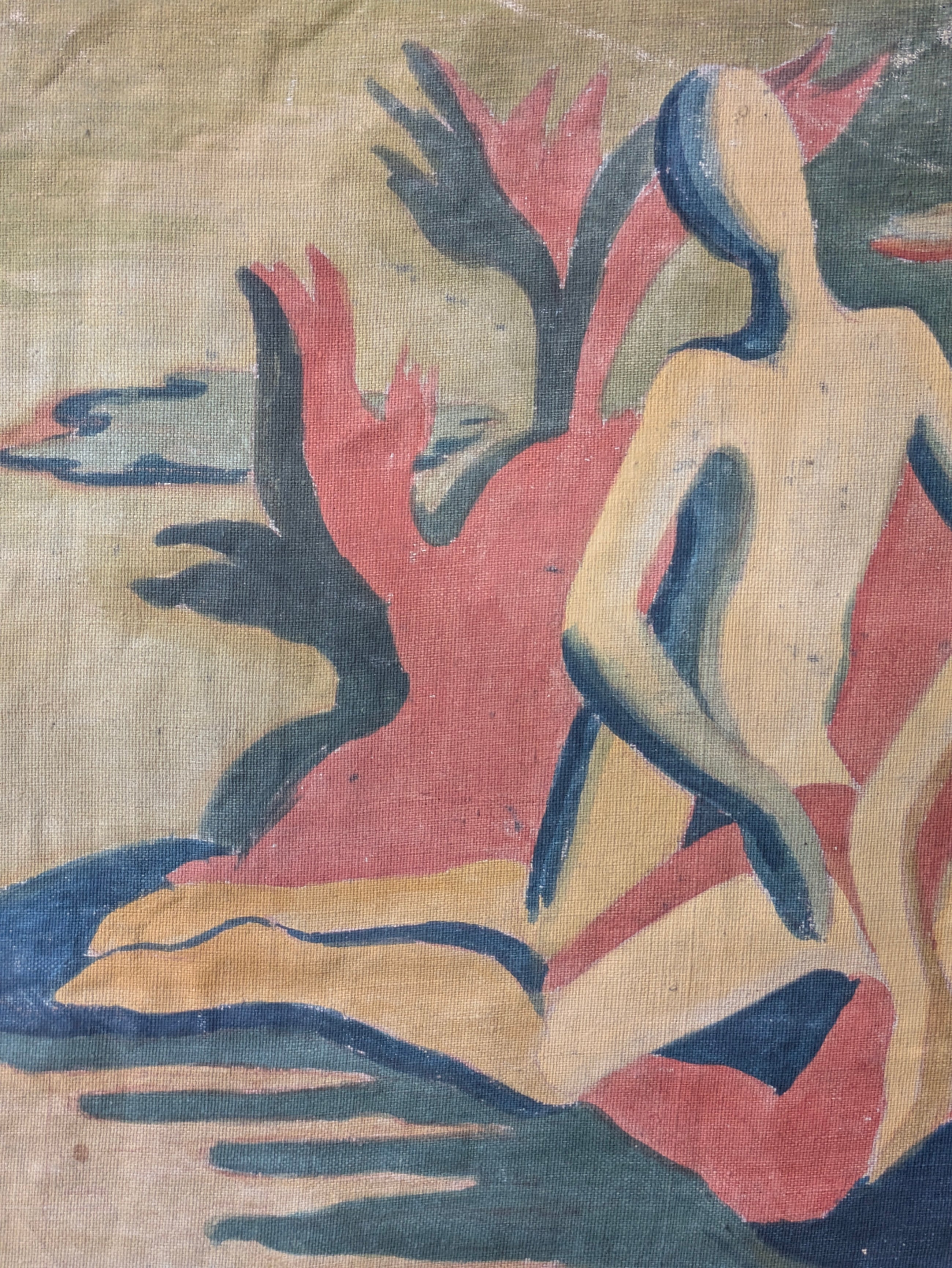 Avant-Garde Oil on Canvas