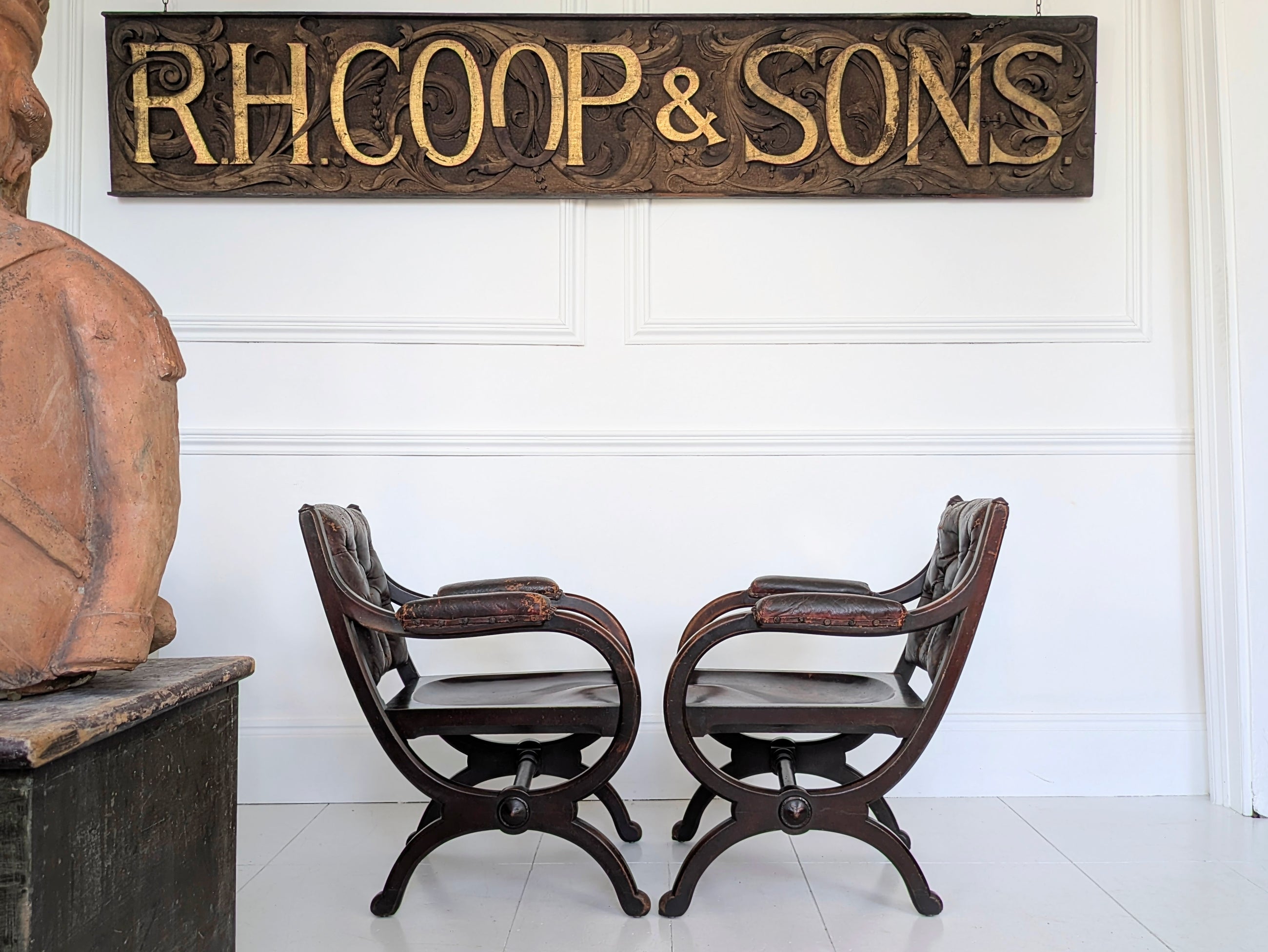 A Pair of 19th Century Reformed Gothic Armchairs