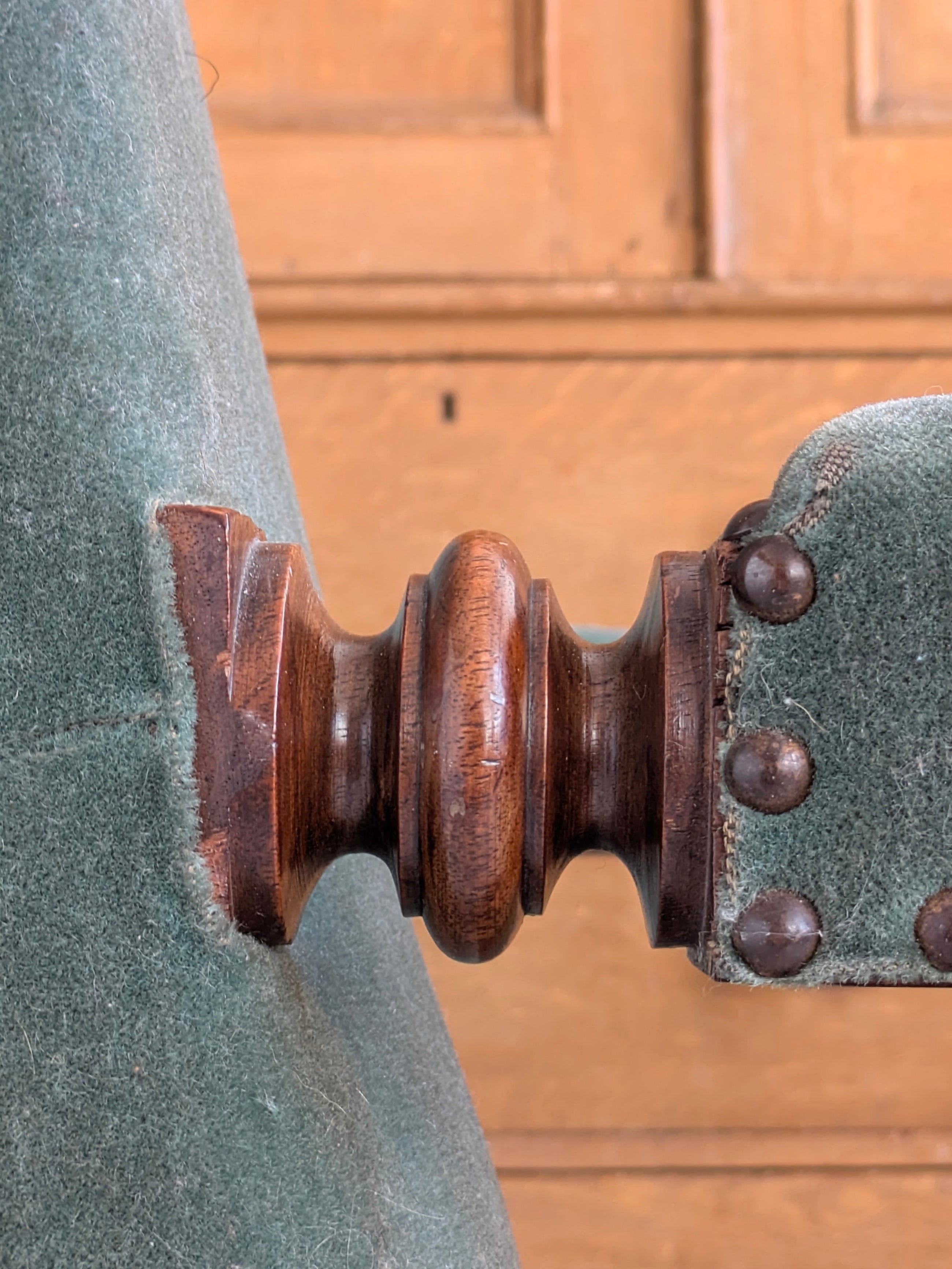 A Pair of 19th Century Walnut Armchairs