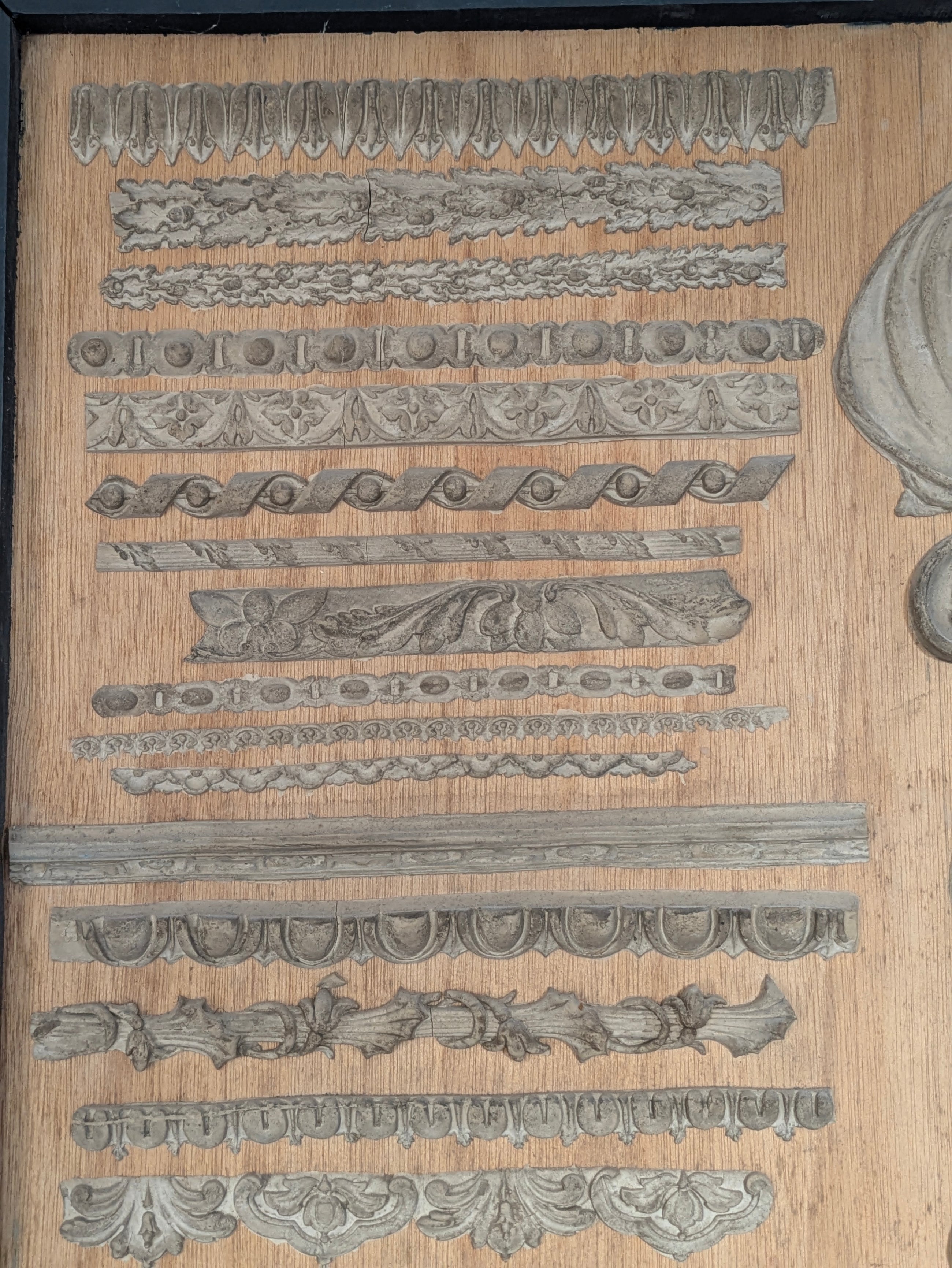 A Pair of Plaster Moulding Displays