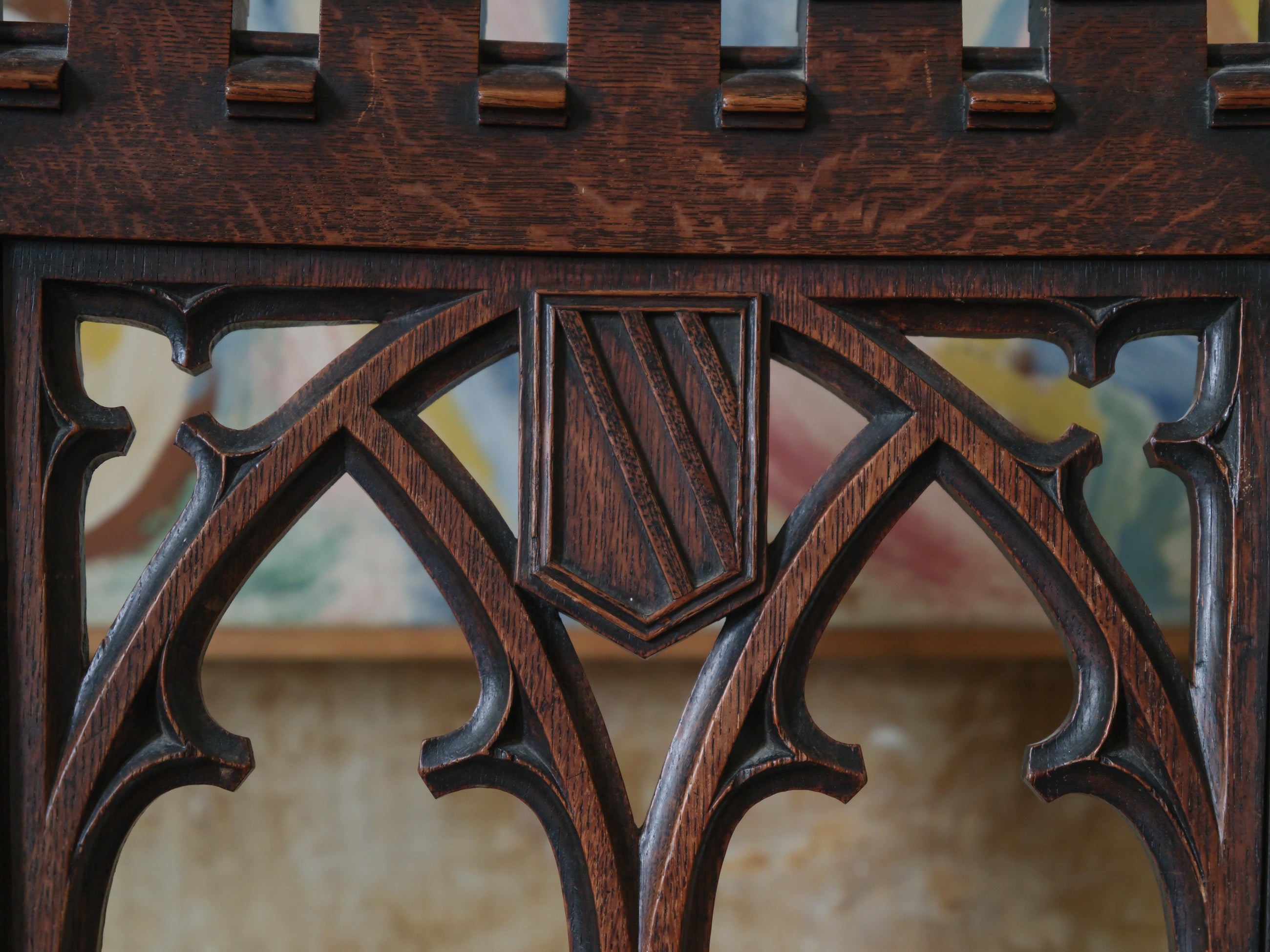 A 19th Century Gothic Revival Side Chair