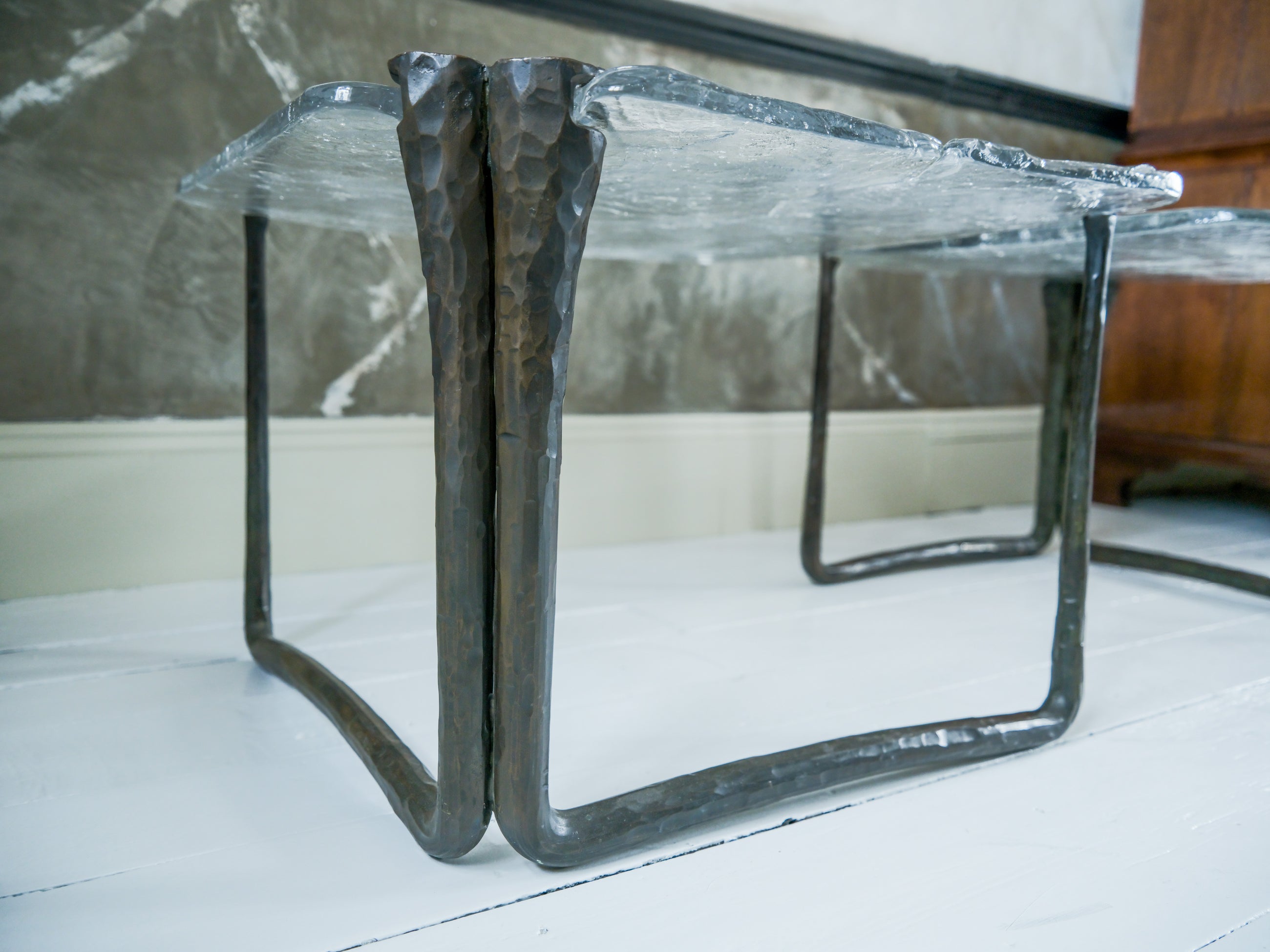 A Pair of Sofa Tables by Lothar Klute