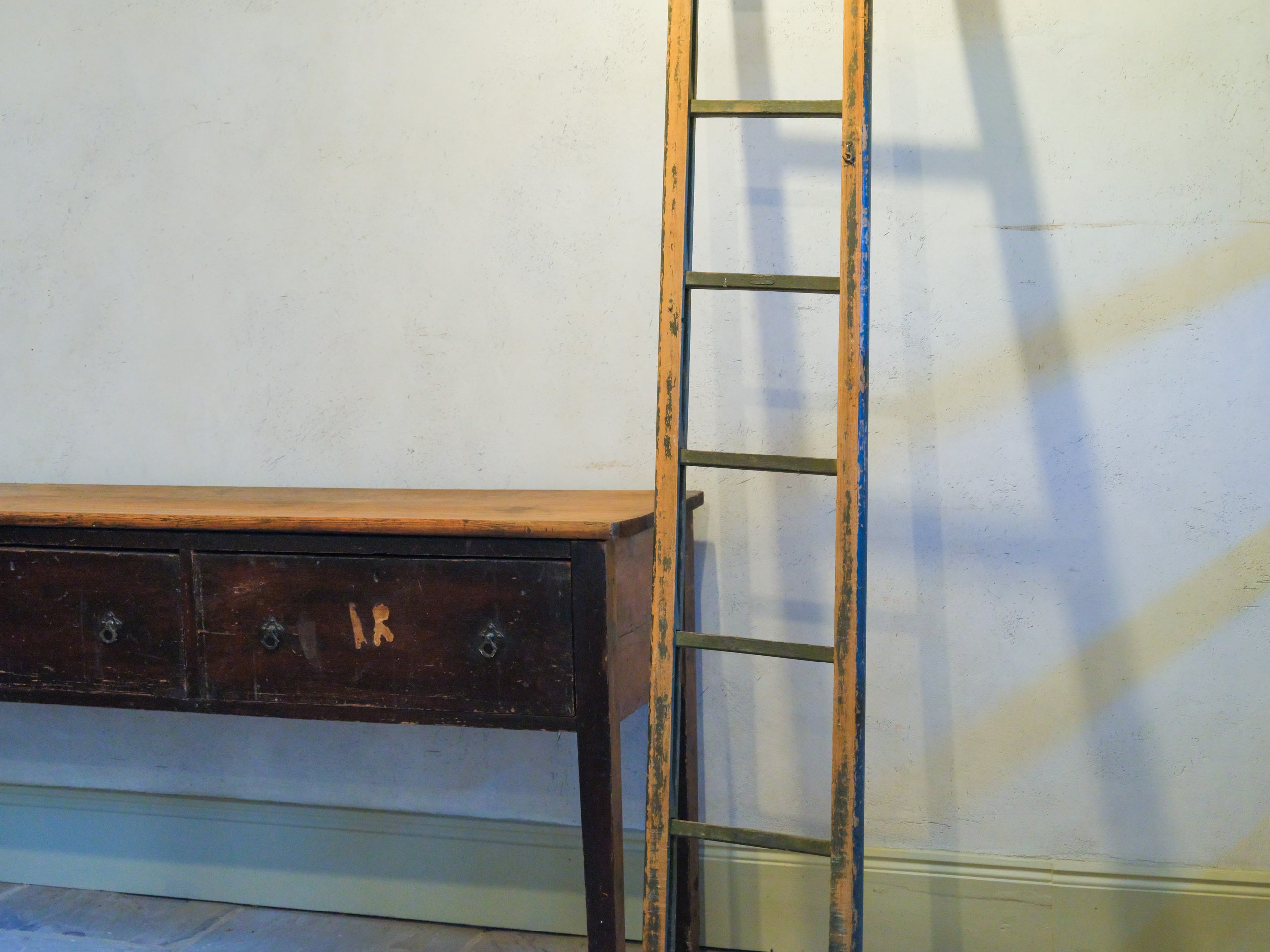 19th Century Folding Library Ladders