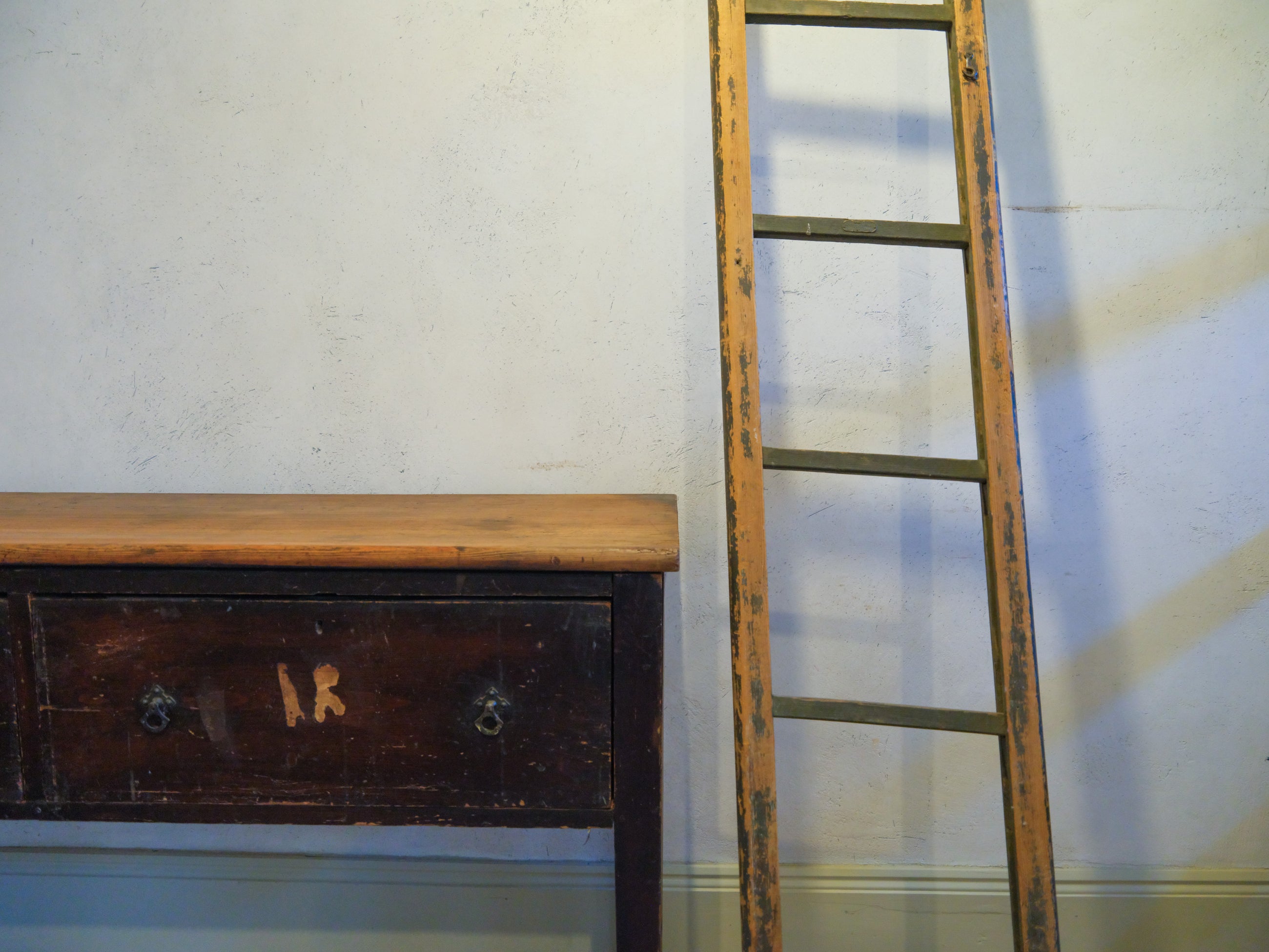 19th Century Folding Library Ladders