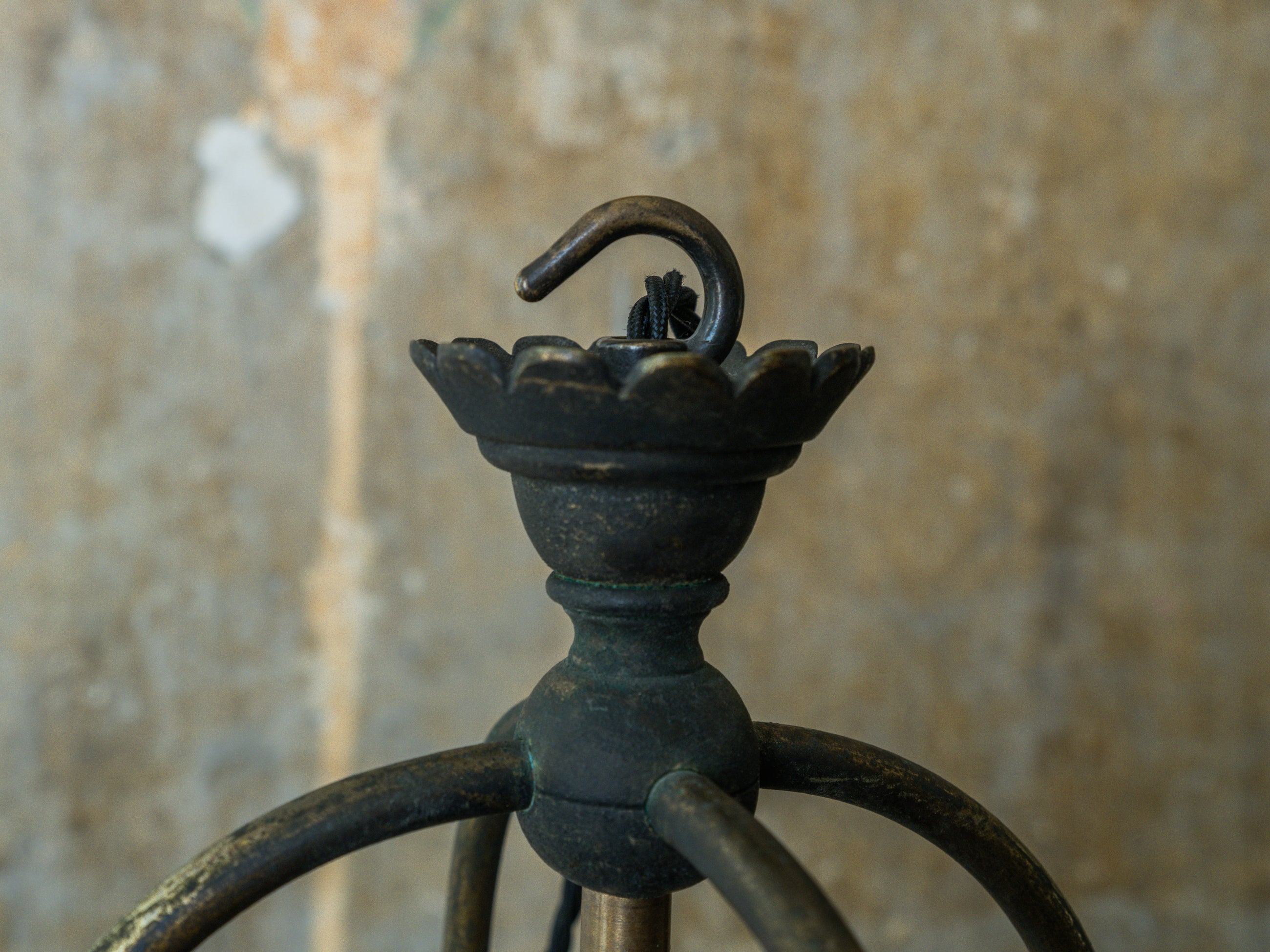 A Mid 19th Century Brass Hall Lantern