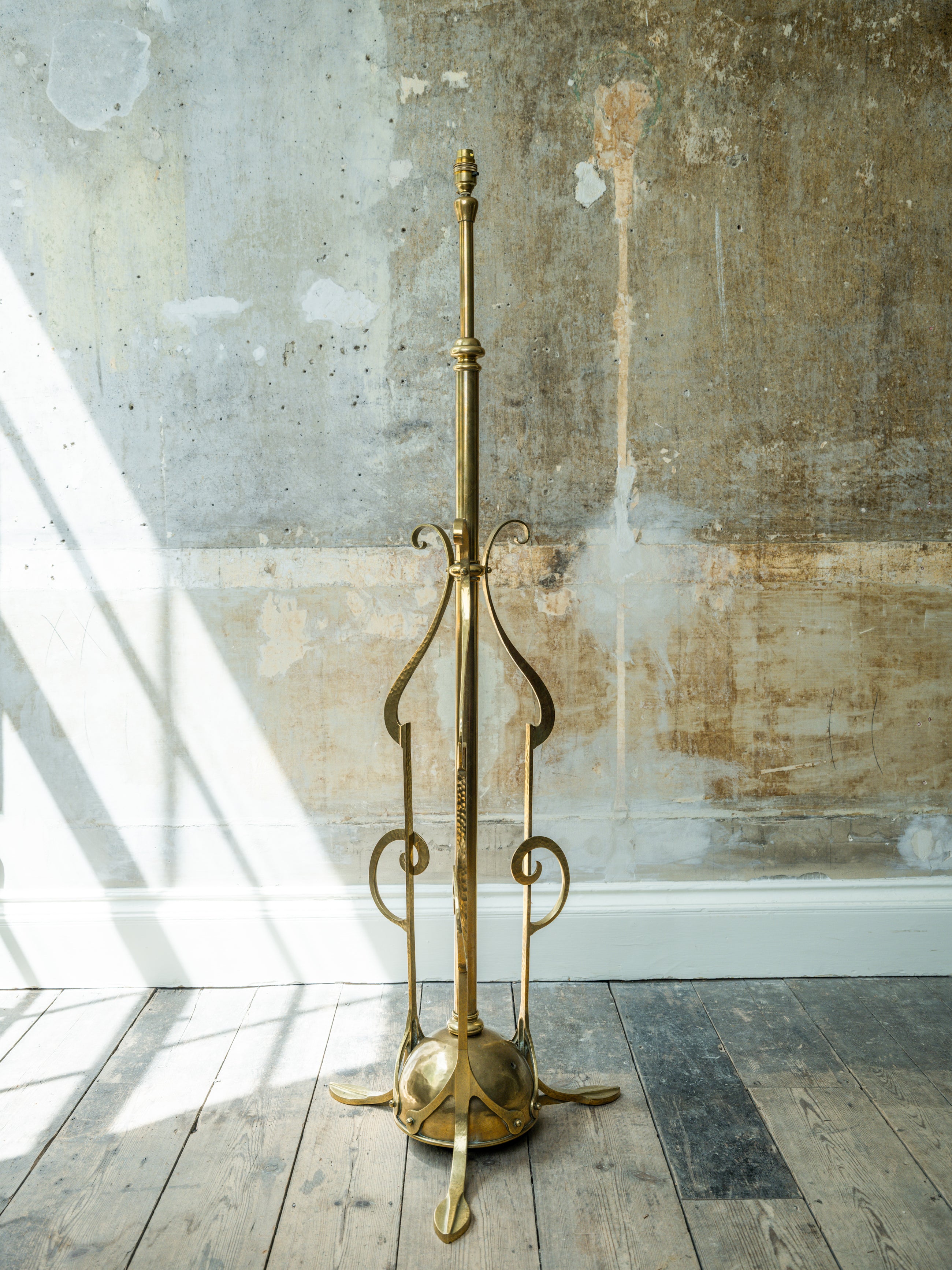 An Art Nouveau Standard Lamp