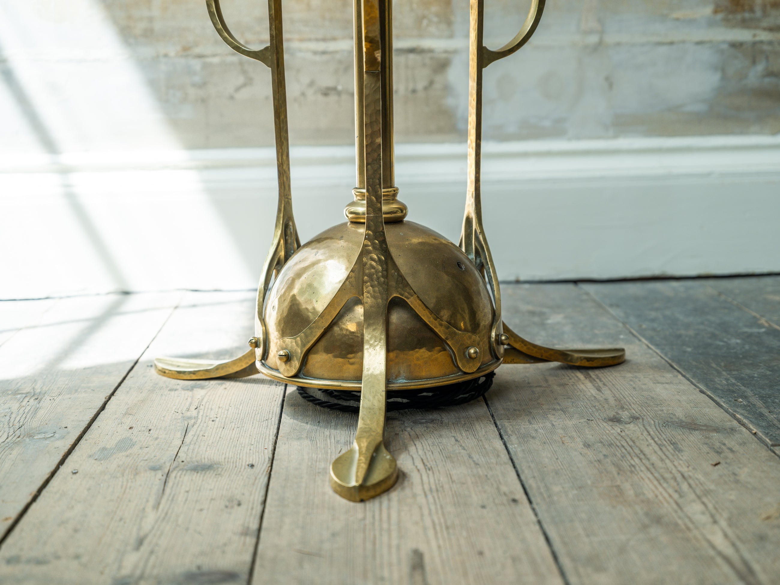 An Art Nouveau Standard Lamp