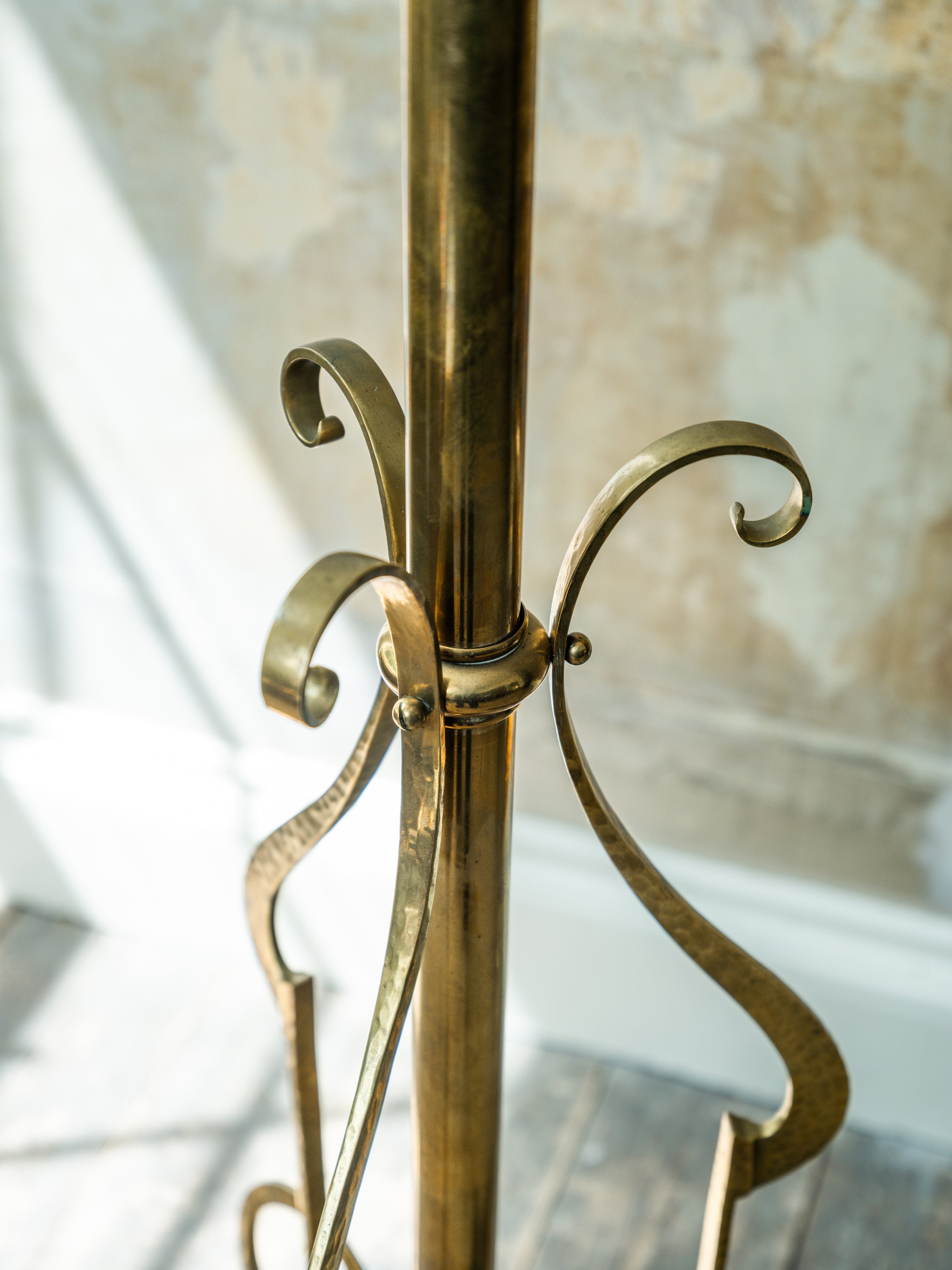 An Art Nouveau Standard Lamp