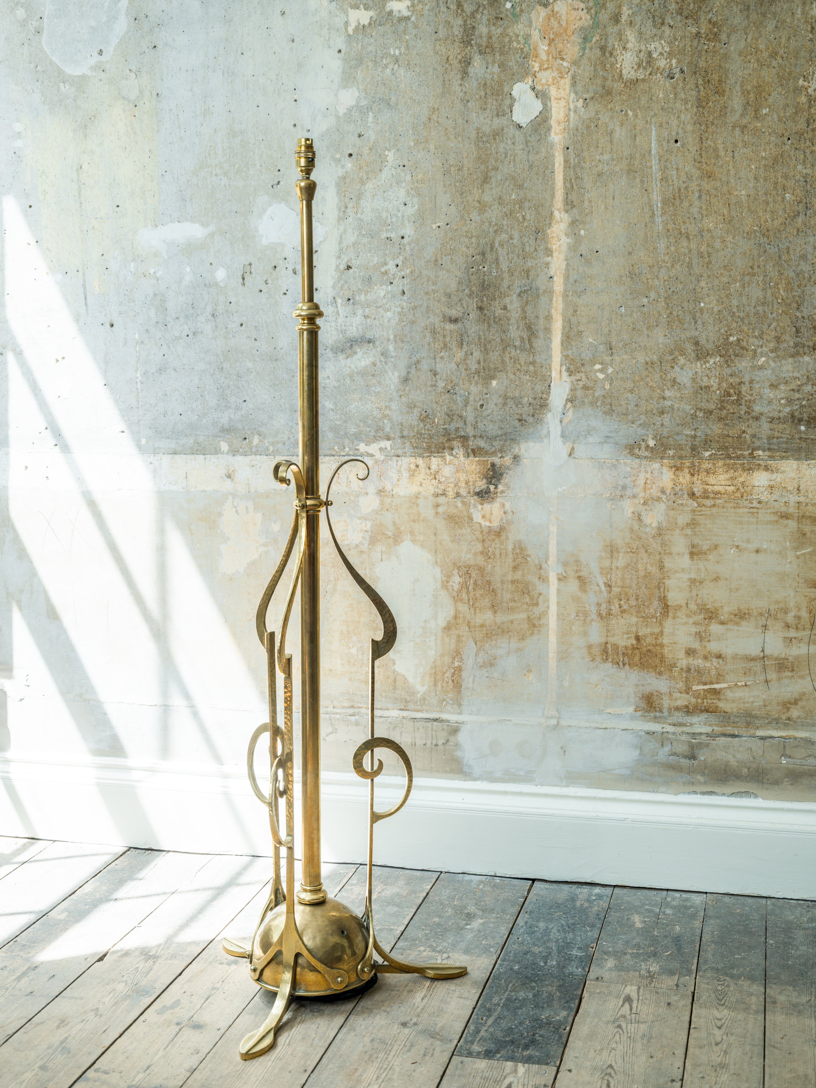 An Art Nouveau Standard Lamp