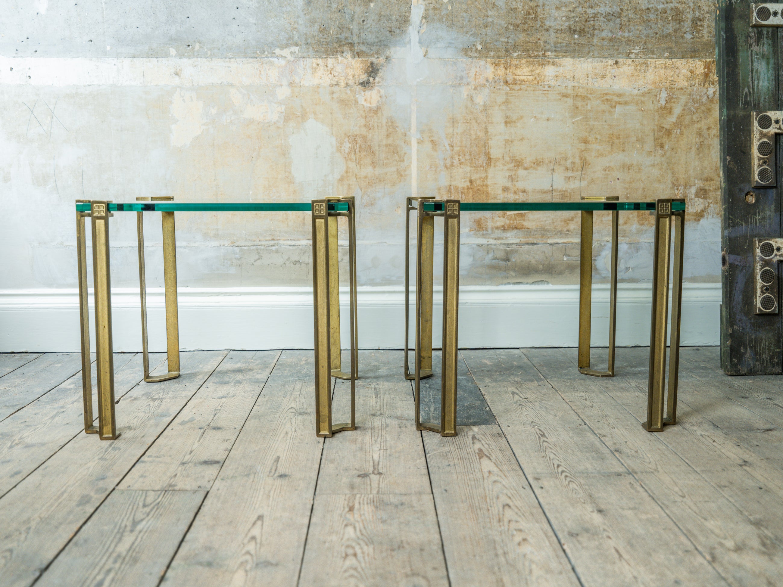 A pair of Peter Ghyczy Side Tables