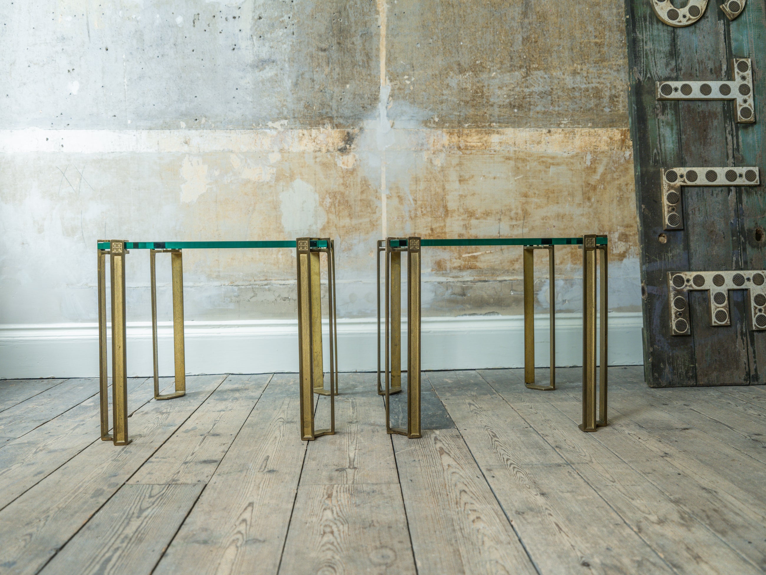 A pair of Peter Ghyczy Side Tables