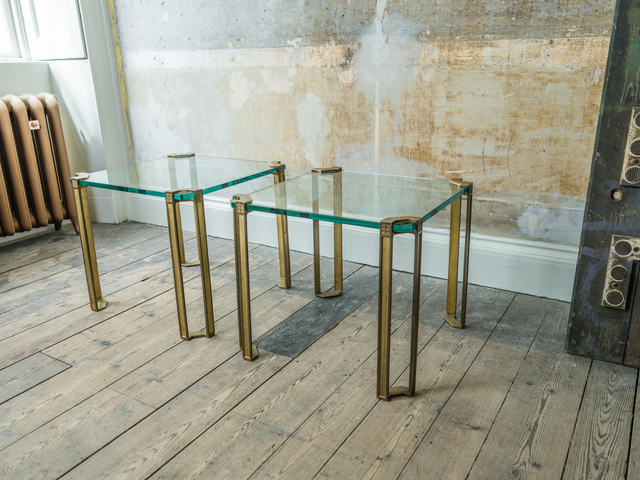 A pair of Peter Ghyczy Side Tables