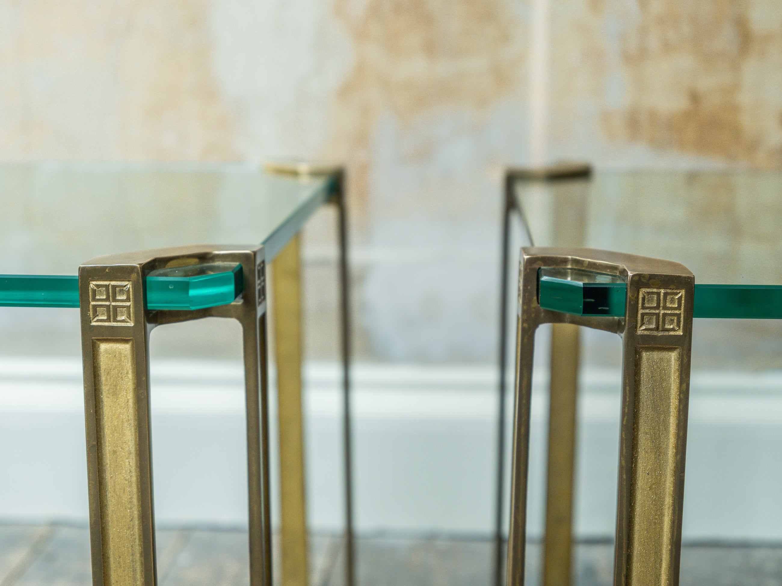 A pair of Peter Ghyczy Side Tables