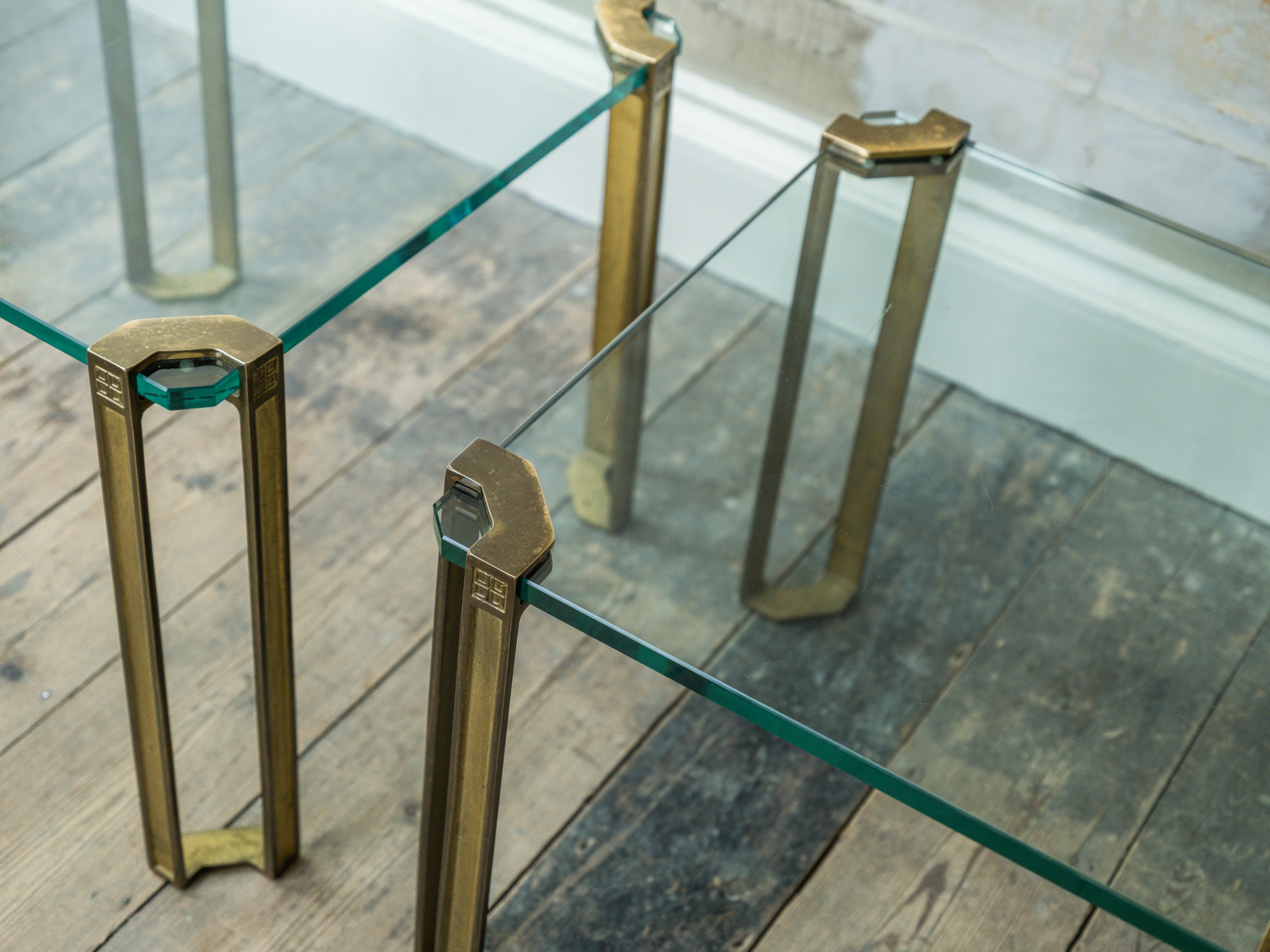 A pair of Peter Ghyczy Side Tables