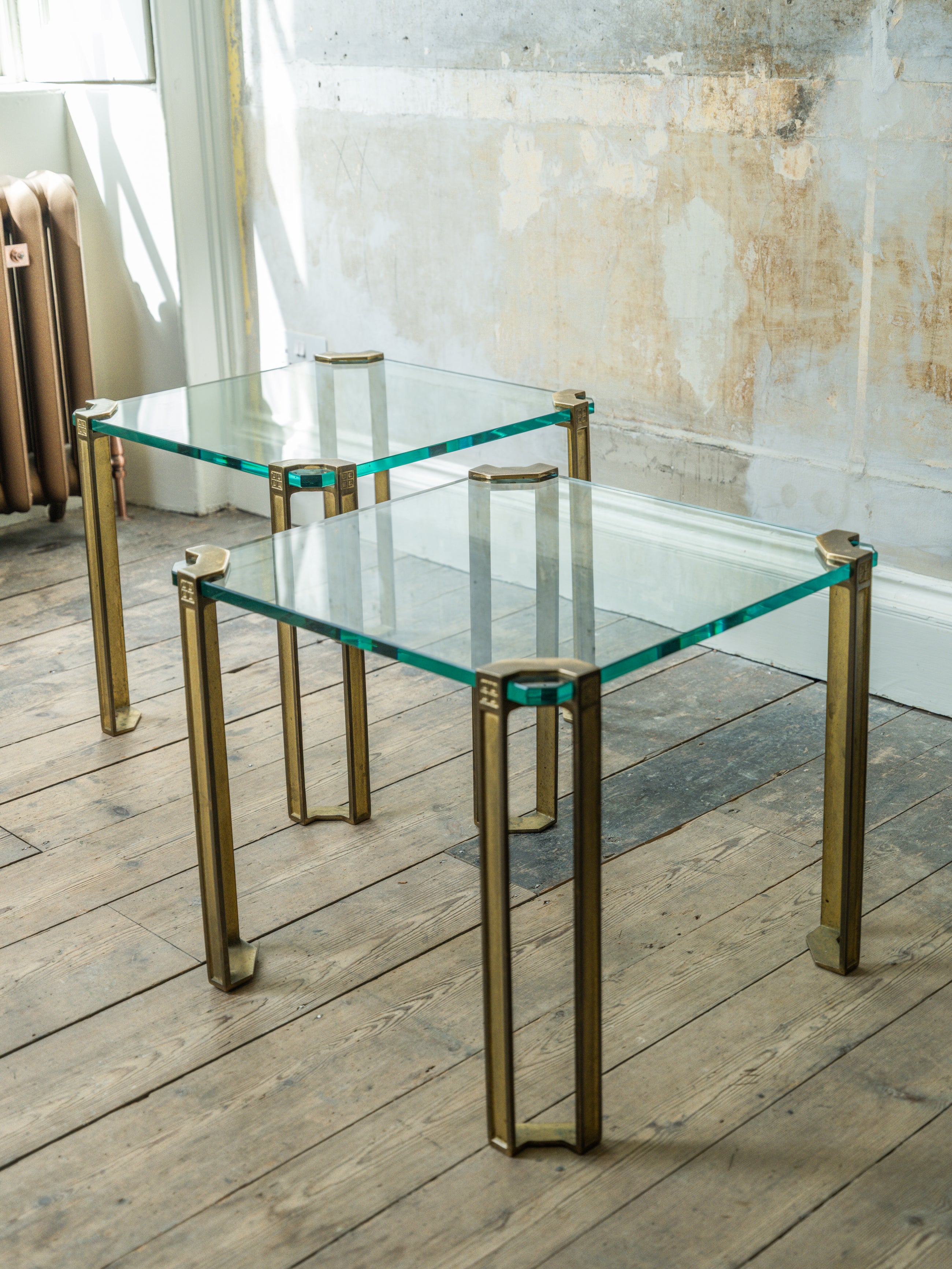 A pair of Peter Ghyczy Side Tables