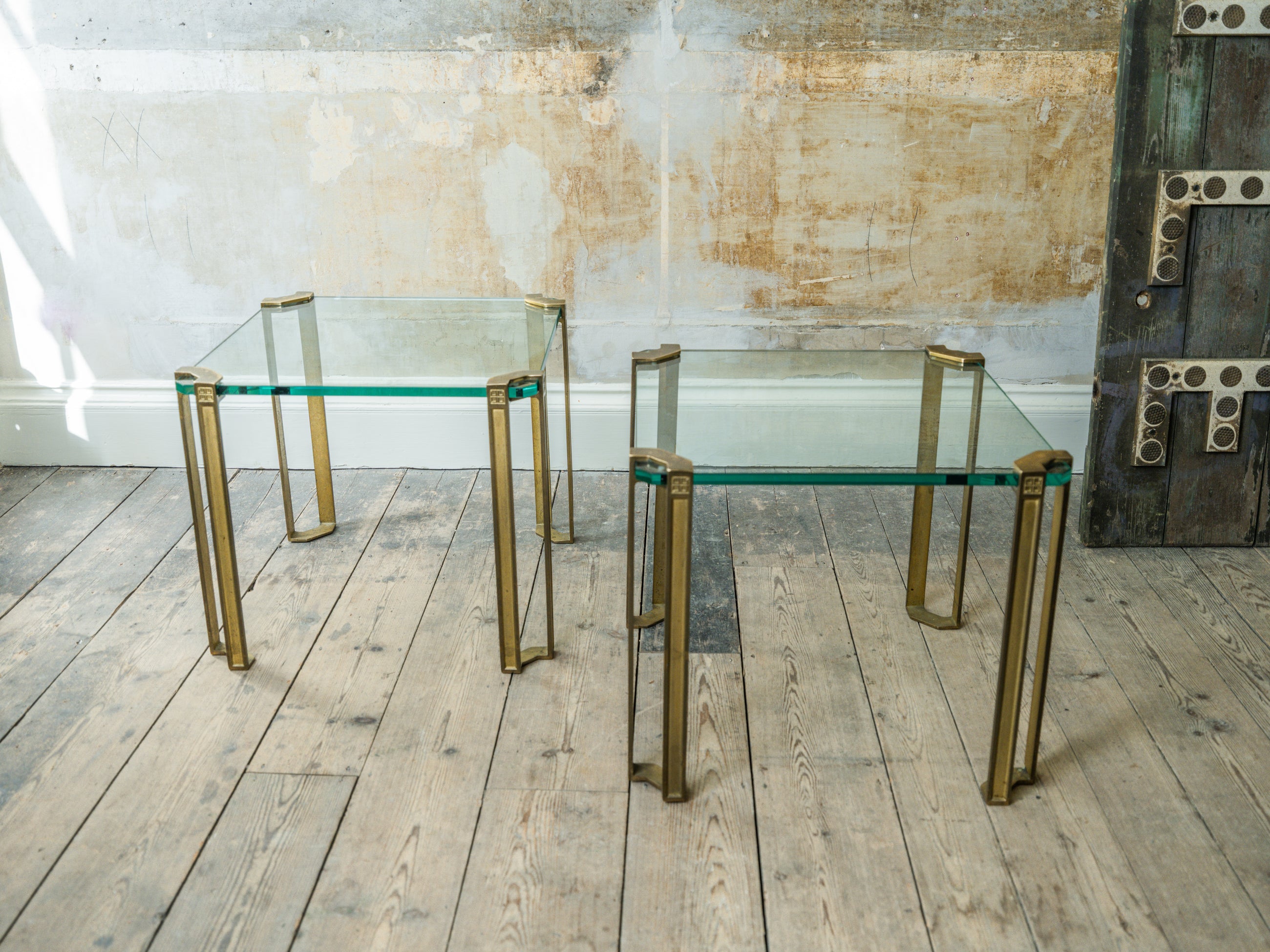 A pair of Peter Ghyczy Side Tables