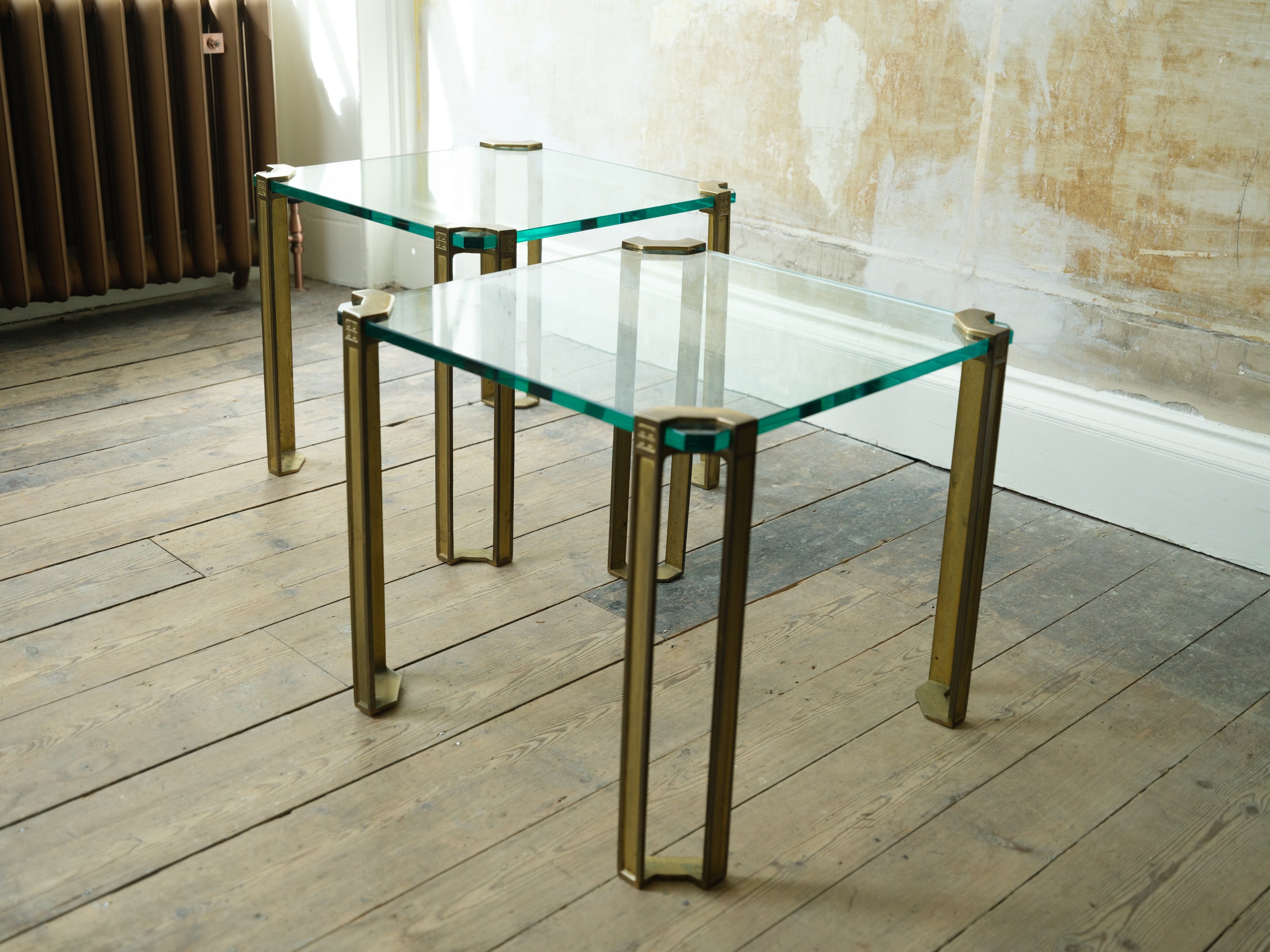 A pair of Peter Ghyczy Side Tables