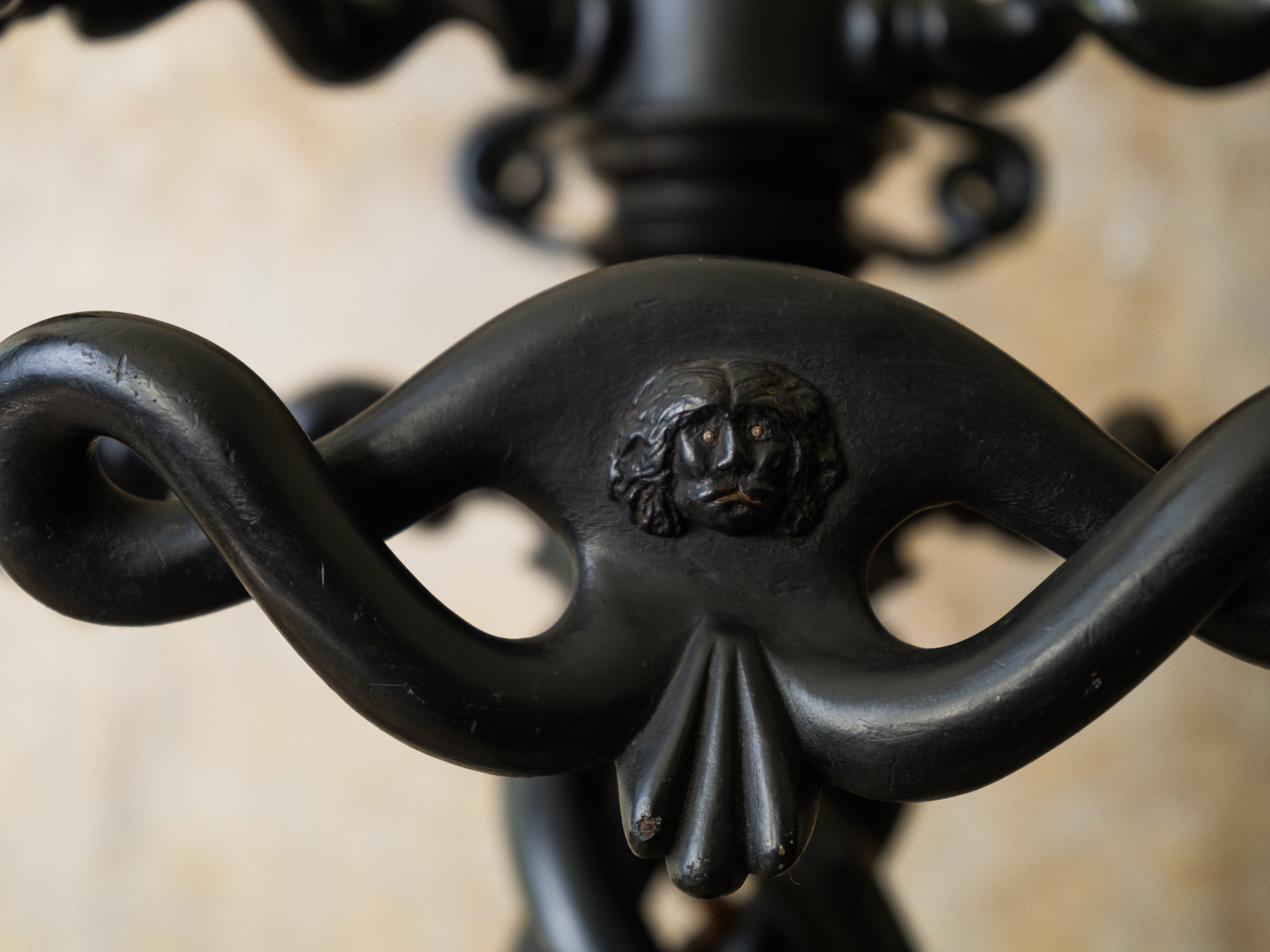 A 19th Century Ebonised Hat & Coat Stand
