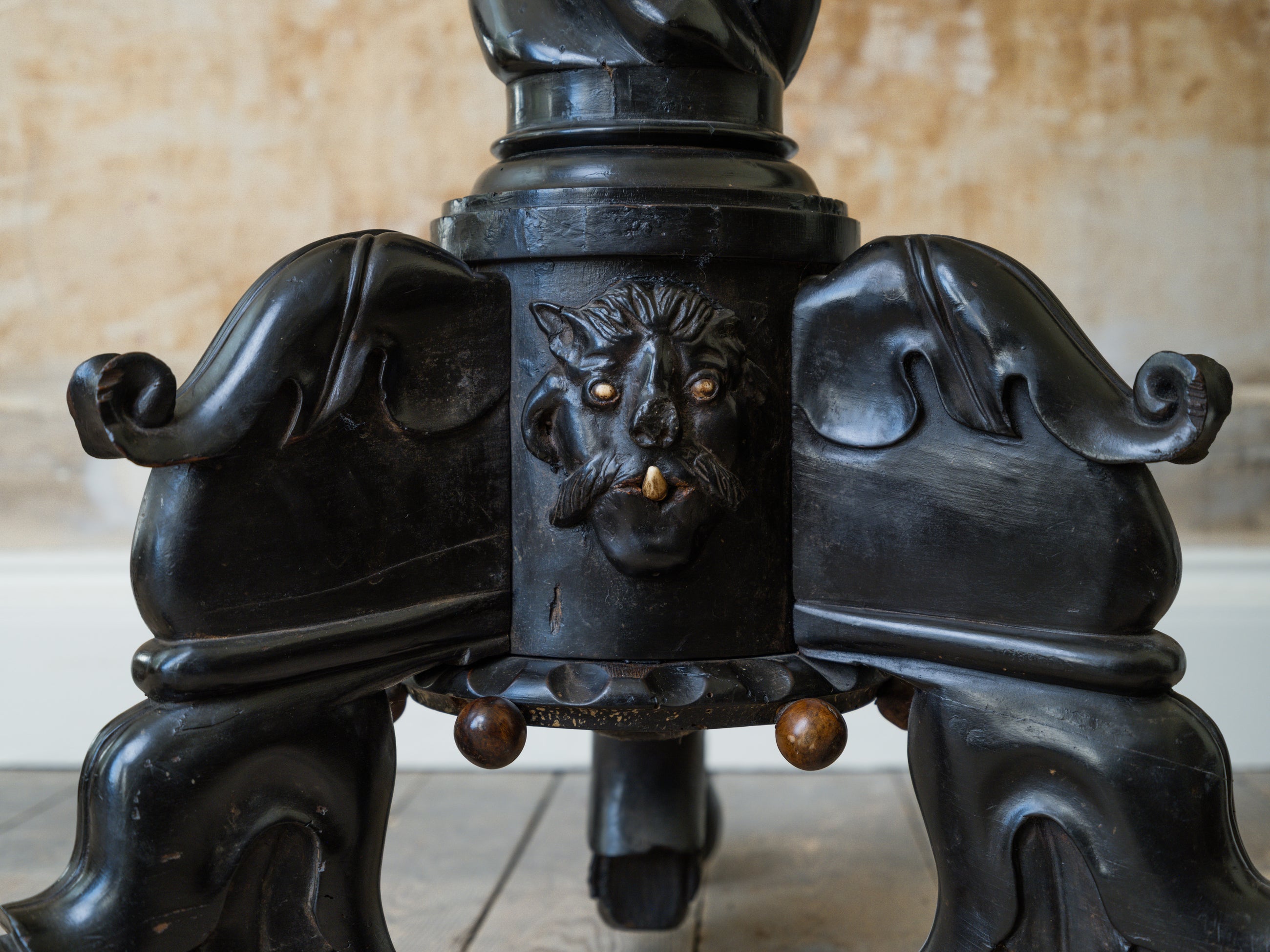 A 19th Century Ebonised Hat & Coat Stand