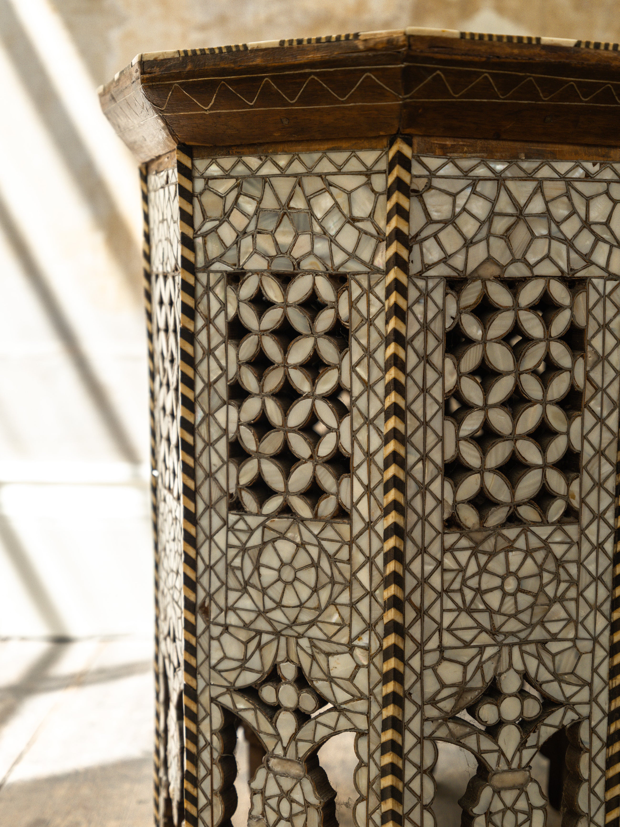 A Pair of Moorish Side Tables