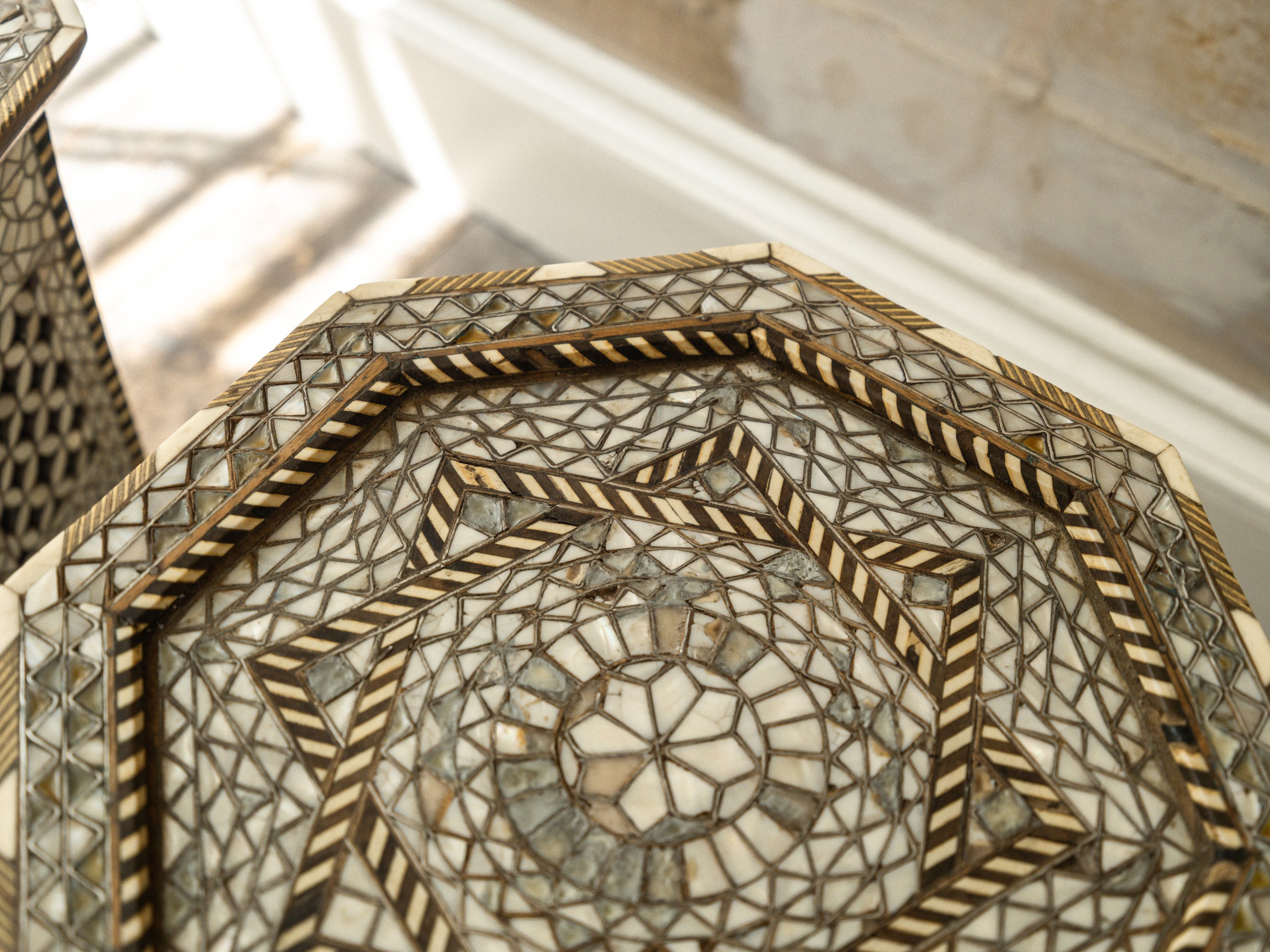 A Pair of Moorish Side Tables