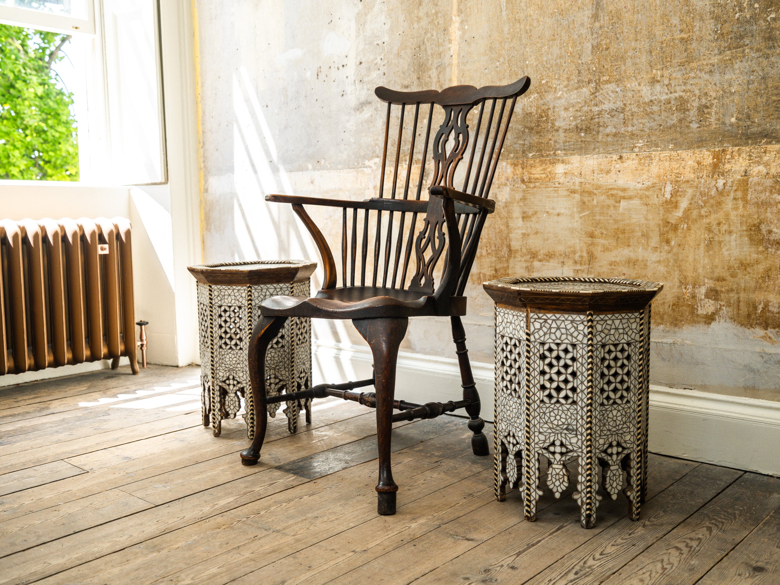 A Pair of Moorish Side Tables