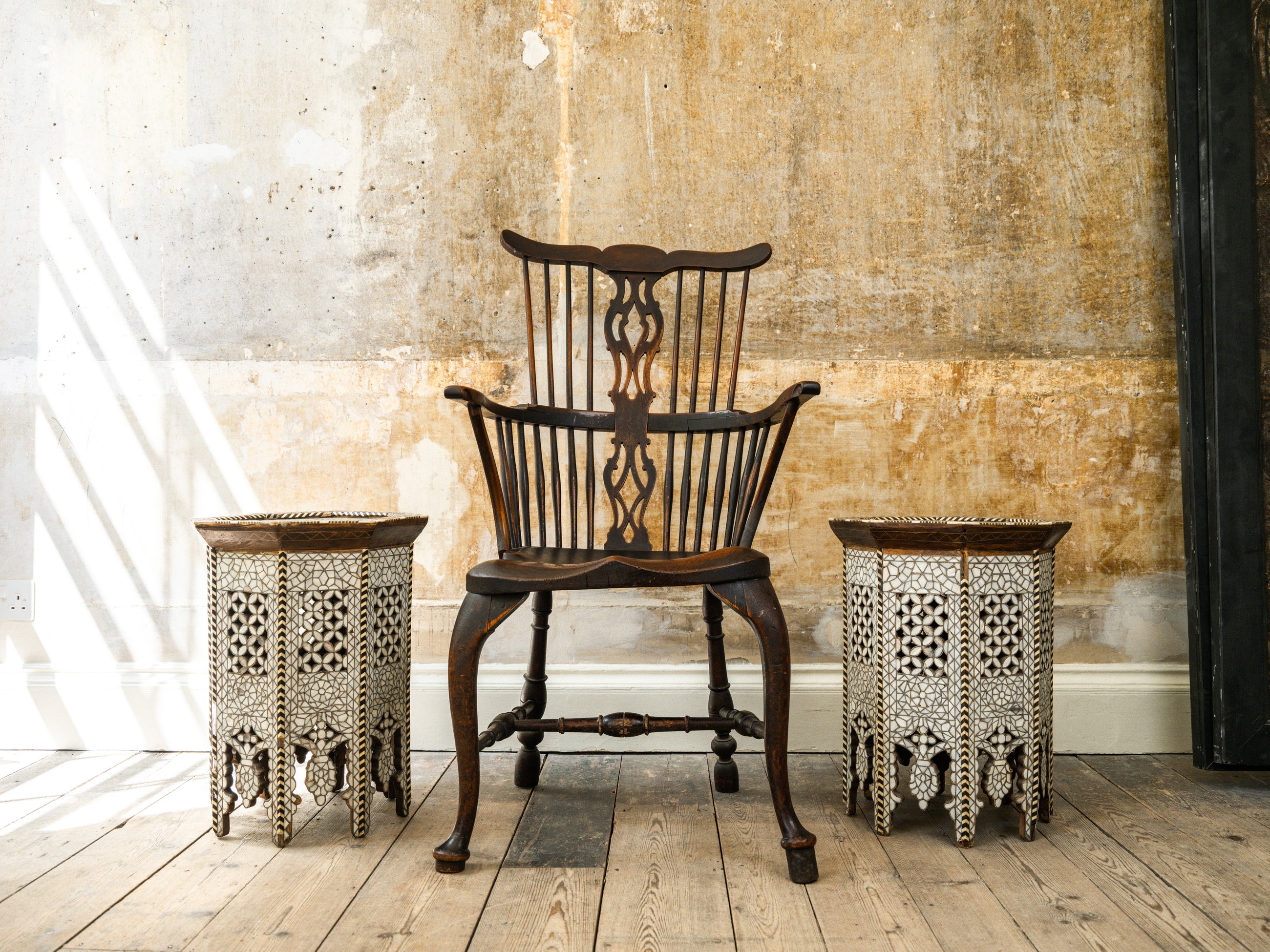 A Pair of Moorish Side Tables
