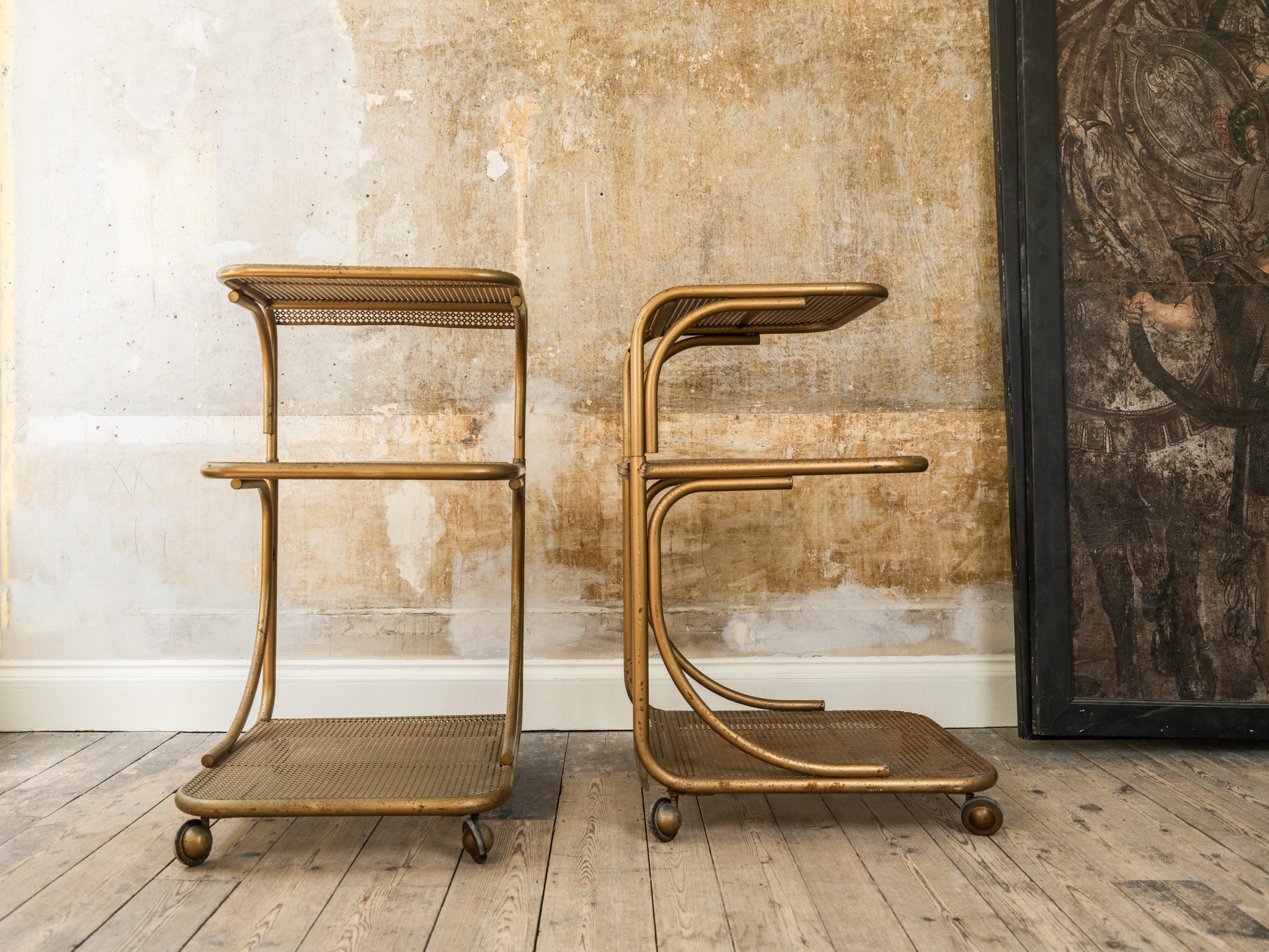 A Pair of Porter's Trolleys