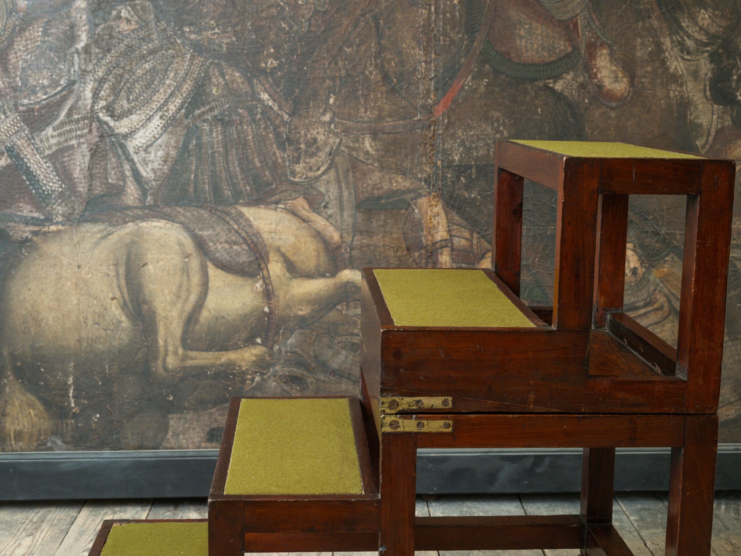 William IV Folding Library Steps