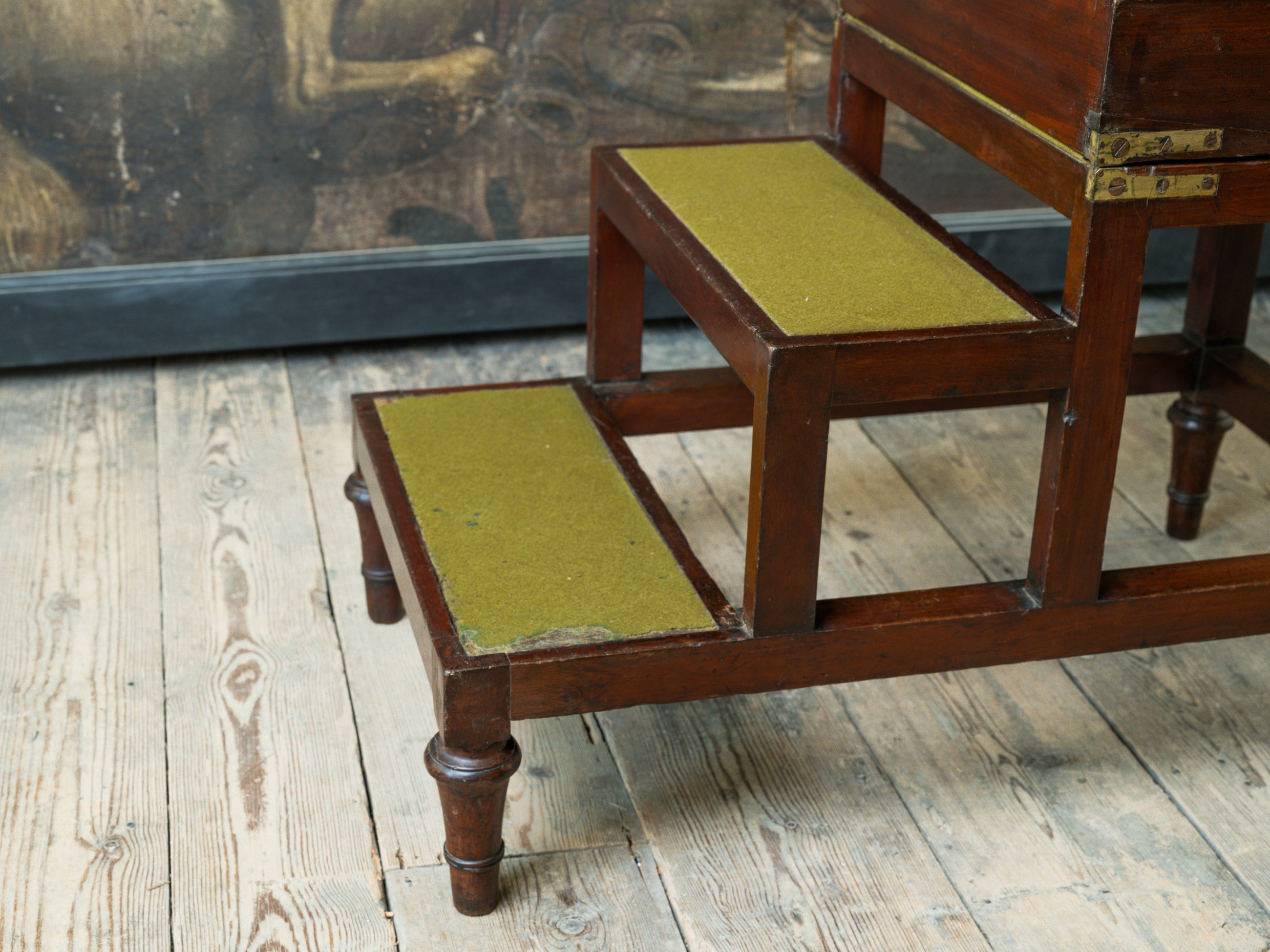 William IV Folding Library Steps