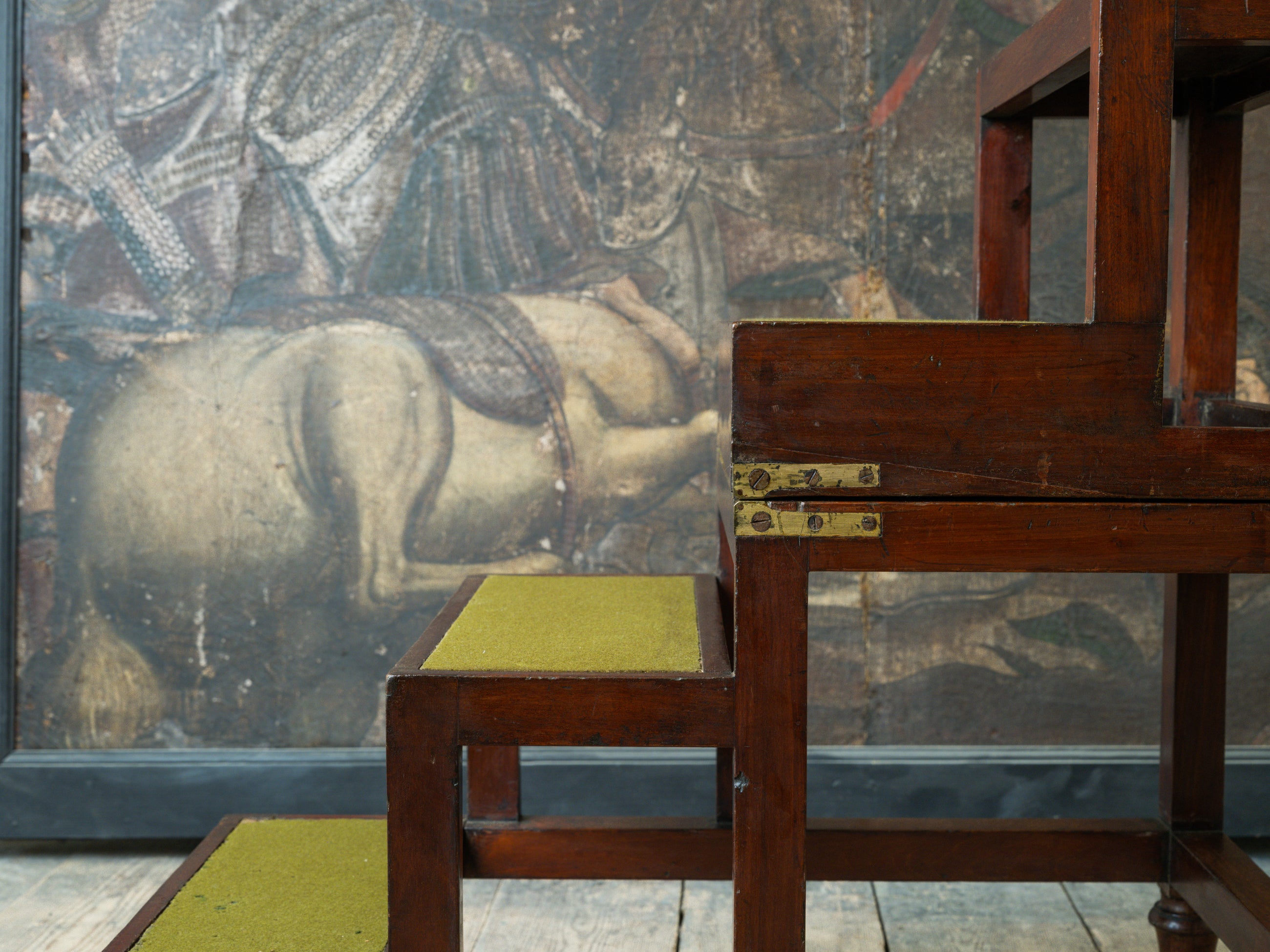 William IV Folding Library Steps