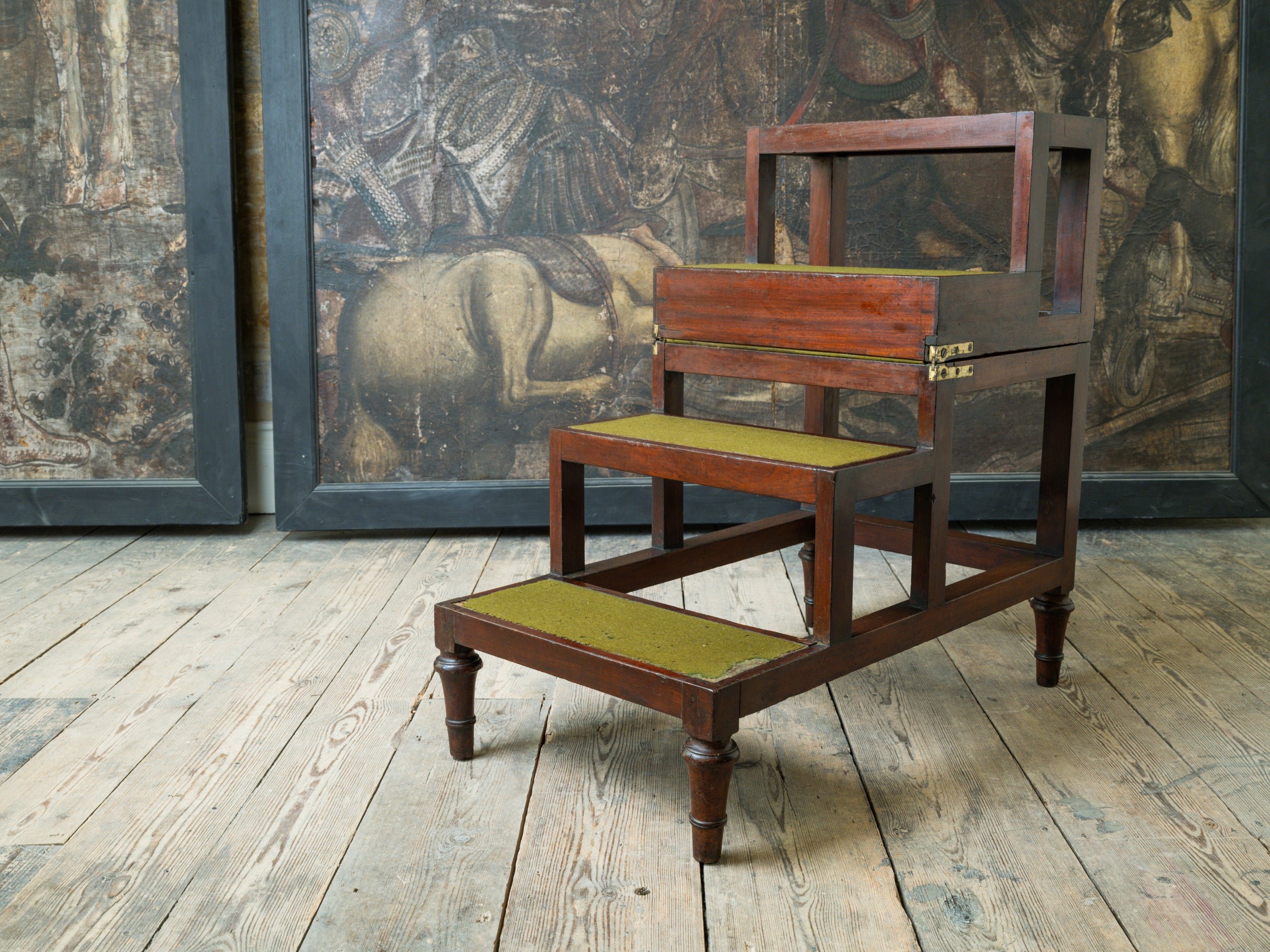 William IV Folding Library Steps