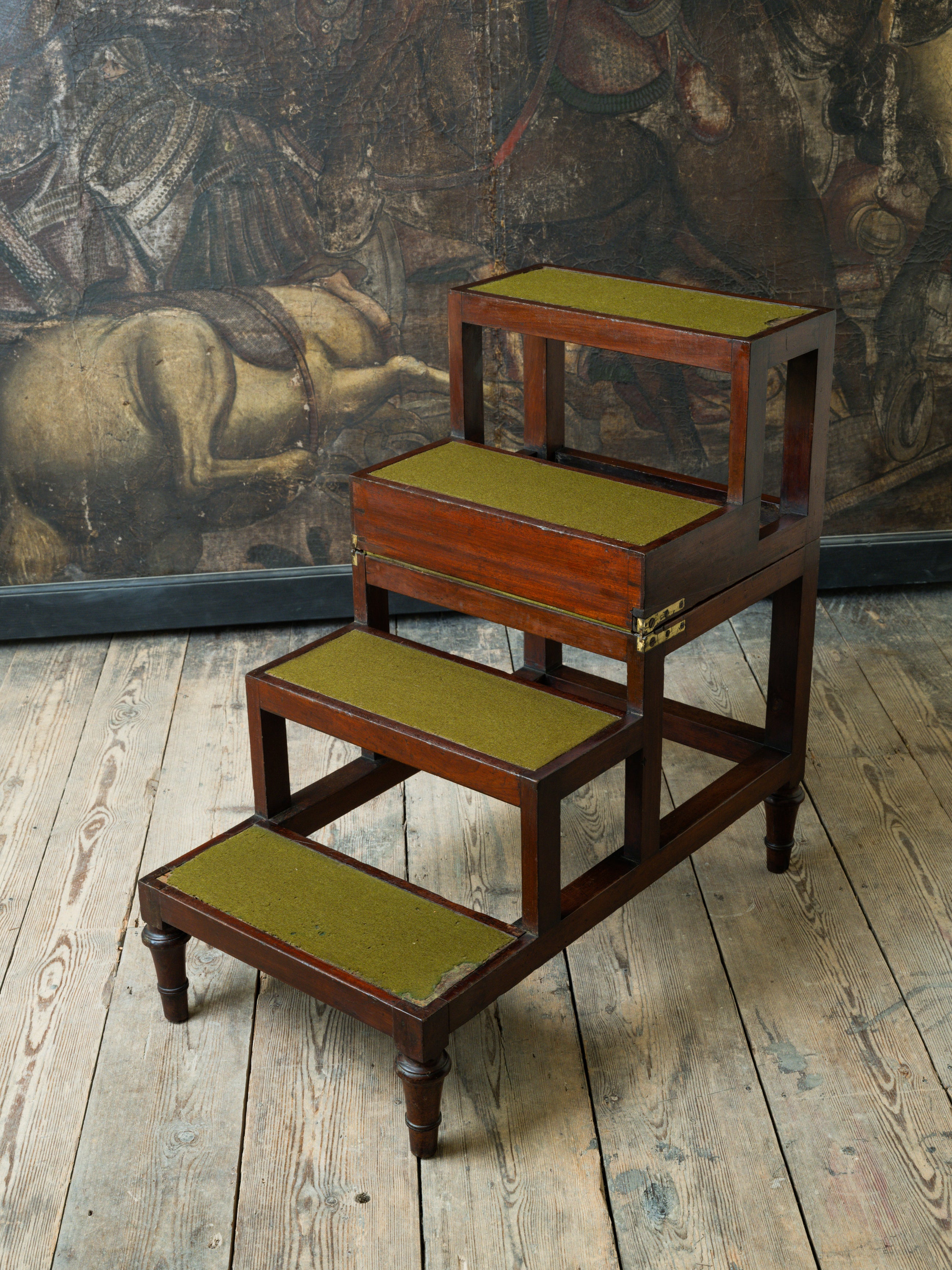 William IV Folding Library Steps