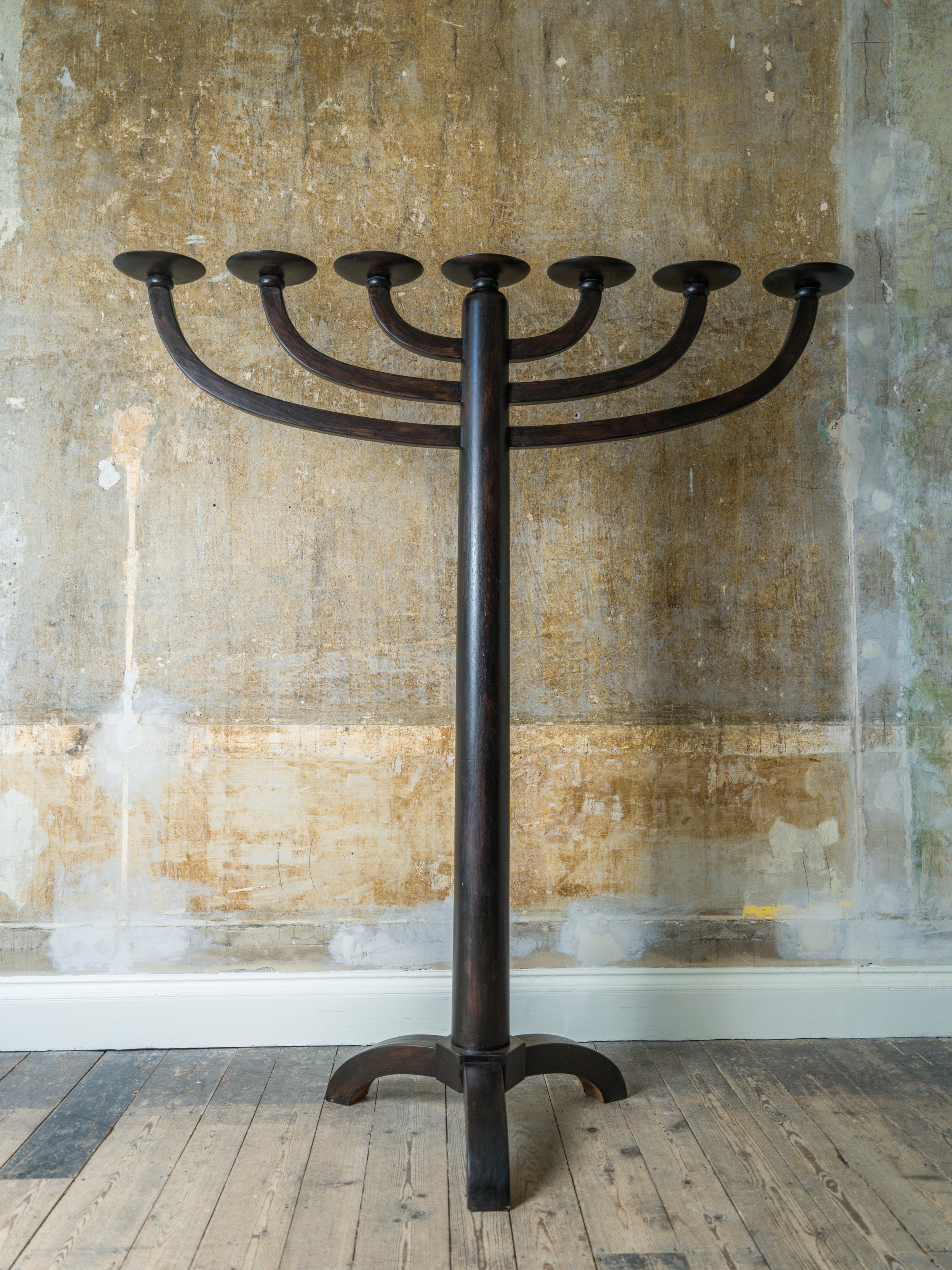 A Floor Standing Menorah