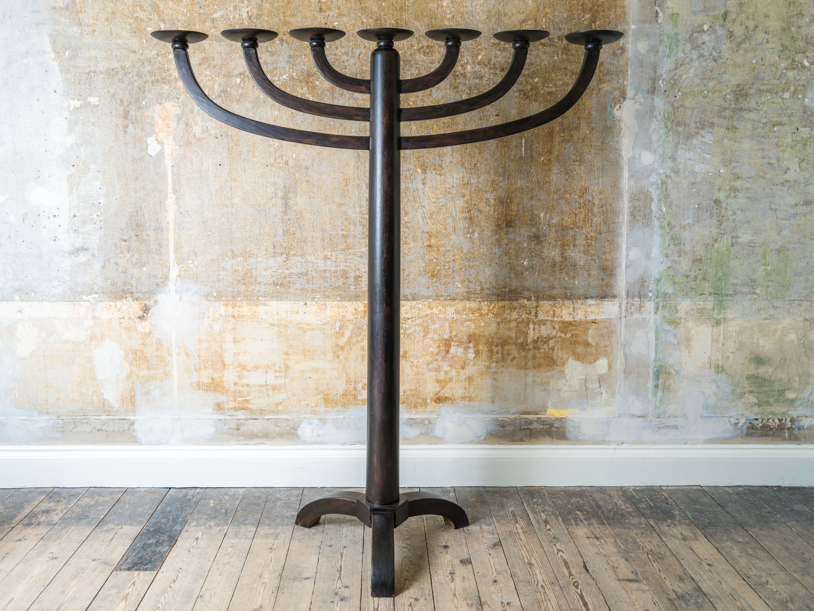 A Floor Standing Menorah
